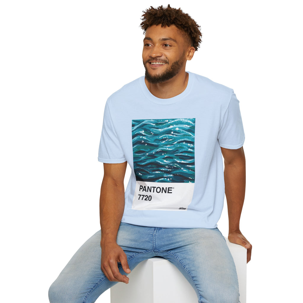 Pantone 17 Ocean Short Sleeve Shirt