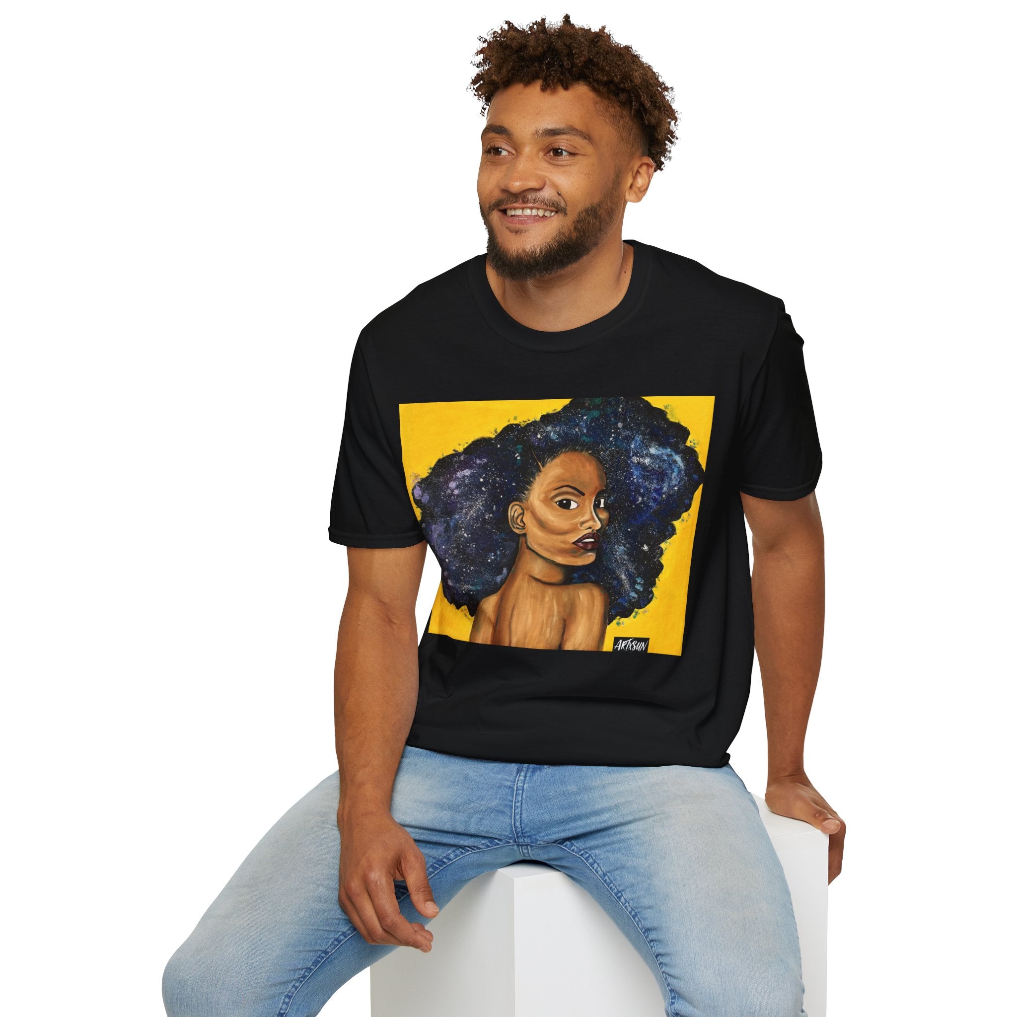Galaxy Hair Short Sleeve Shirt