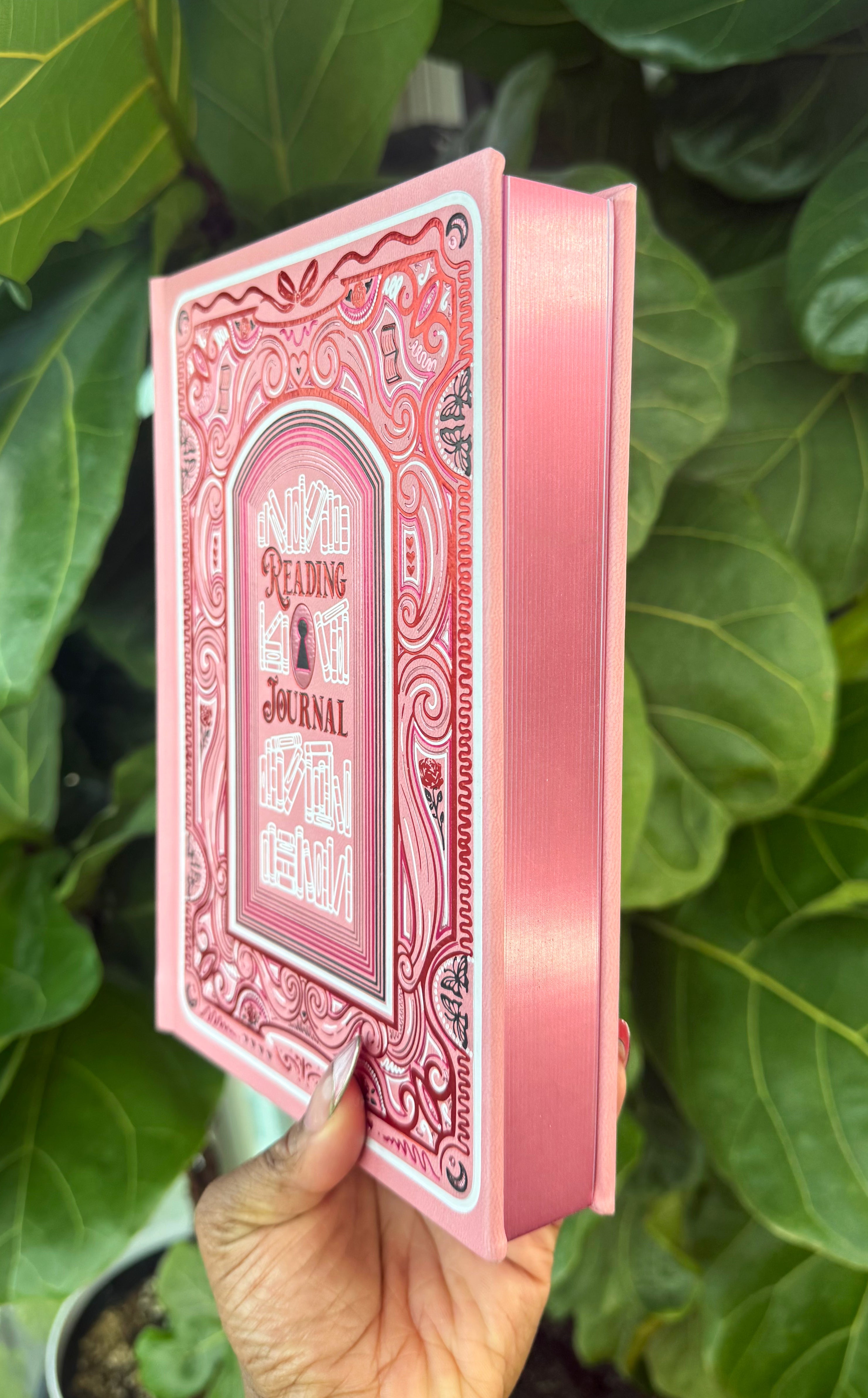 Petal Pink Reading Journal