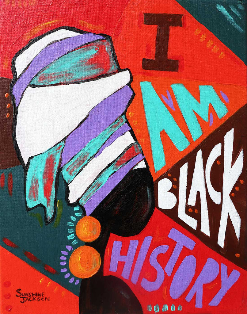 I Am Black History Fine Art Print
