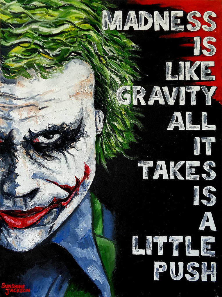 Joker Madness Fine Art Print
