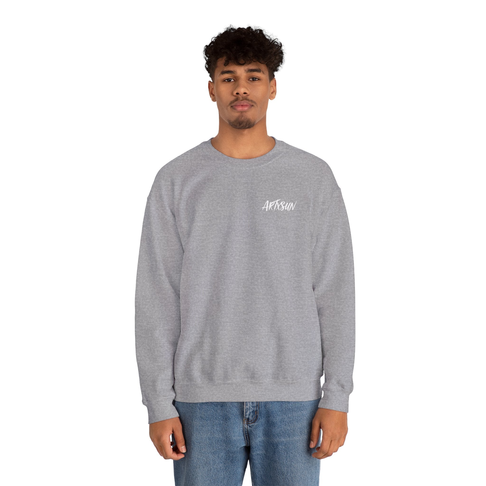 Pantone 7 Deer Sweatshirt with Art on Back