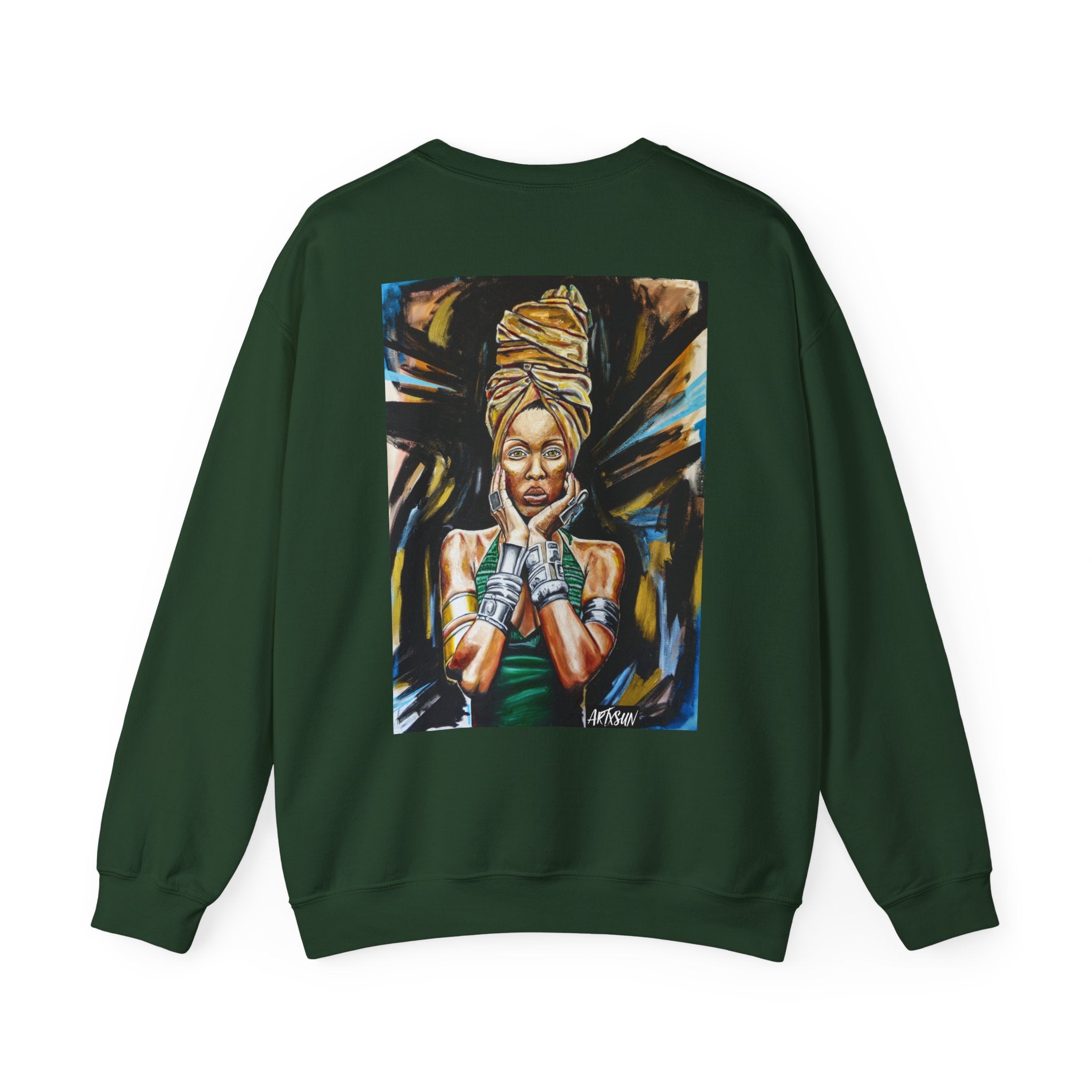 Erykah Badu Sweatshirt with Art on Back