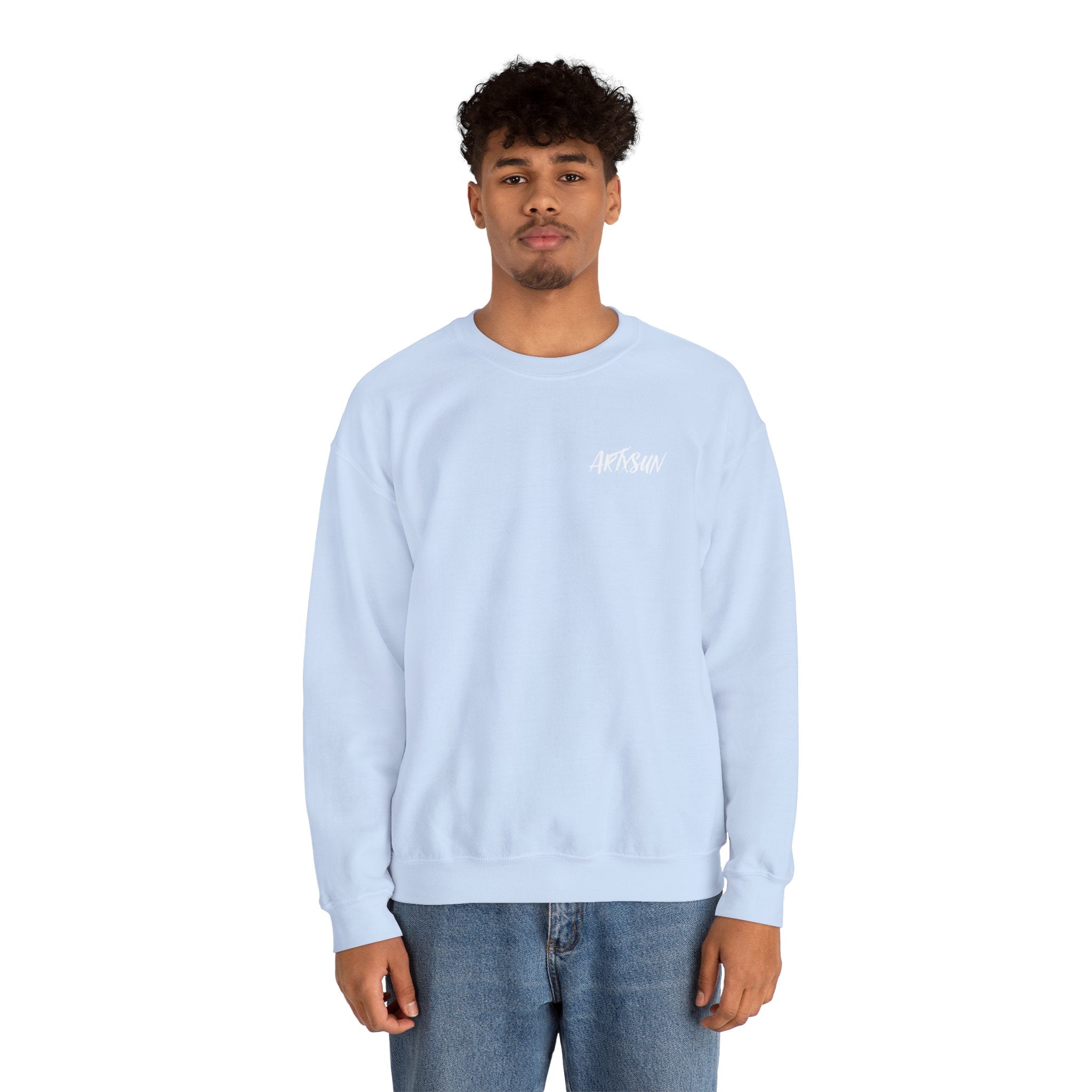 Pantone 12 Cool Gray Sweatshirt with Art on Back