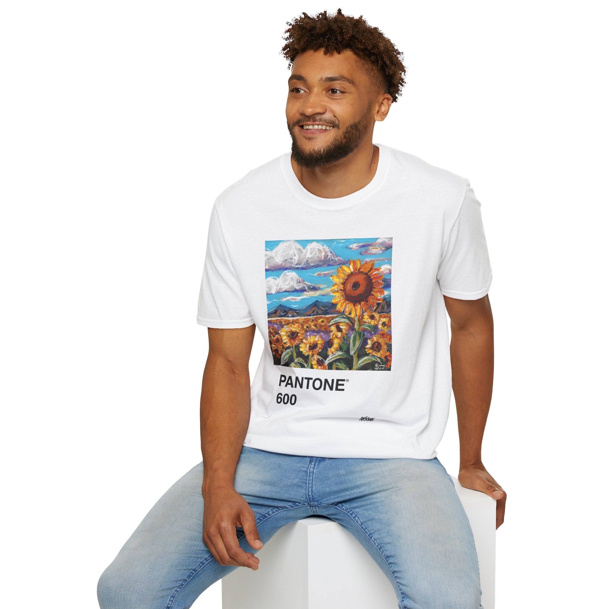 Pantone 14 Sunflower Field Short Sleeve Shirt