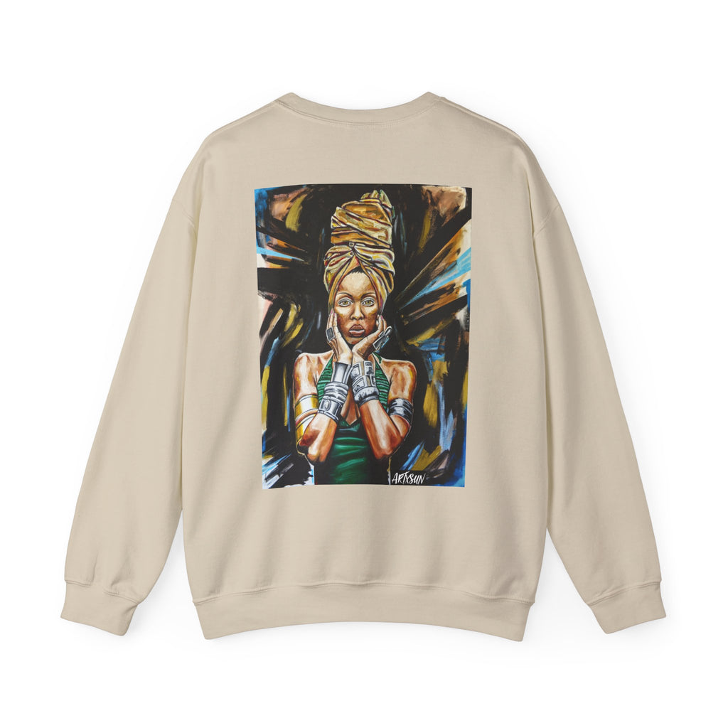 Erykah Badu Sweatshirt with Art on Back