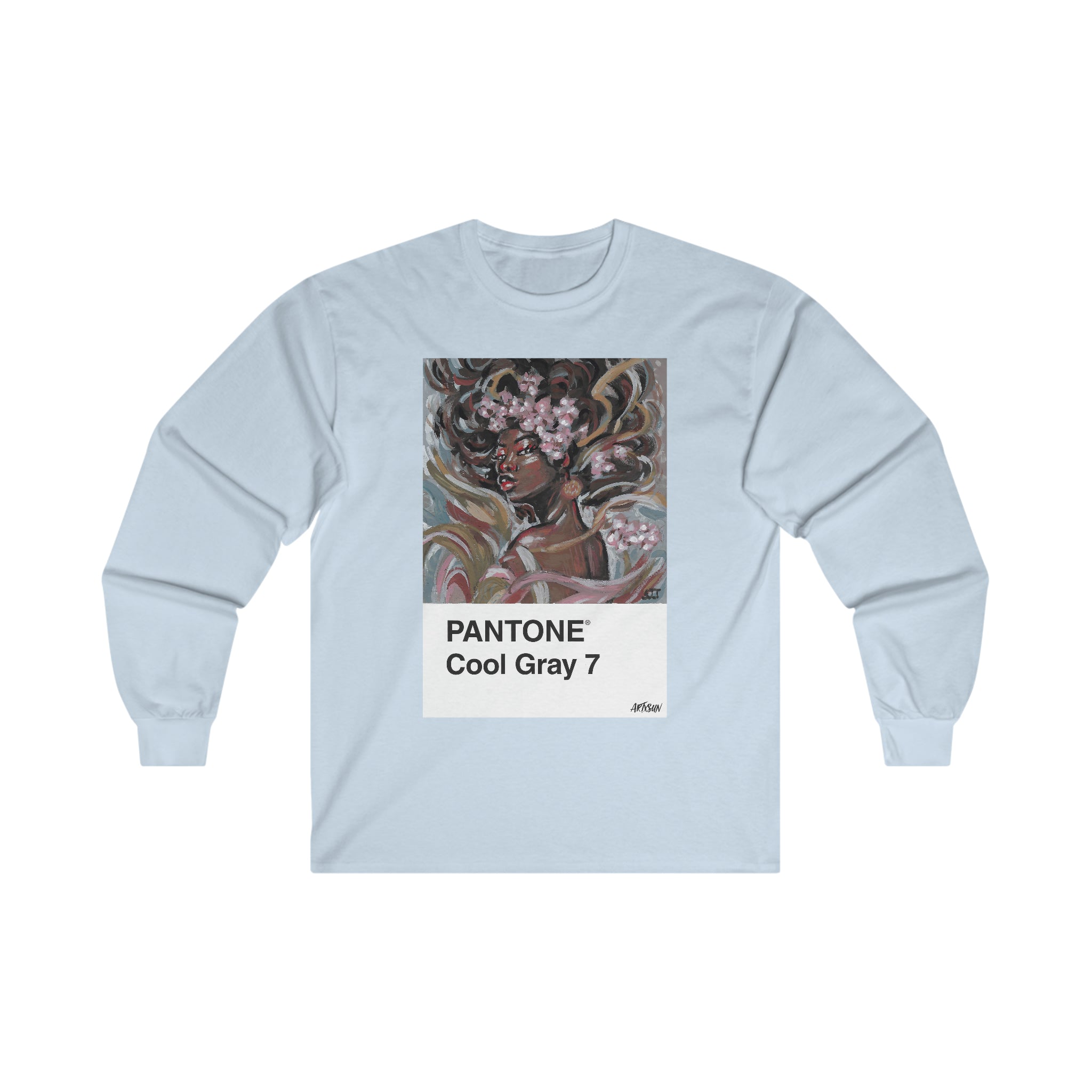 Pantone 12 Cool Gray Long Sleeve Shirt