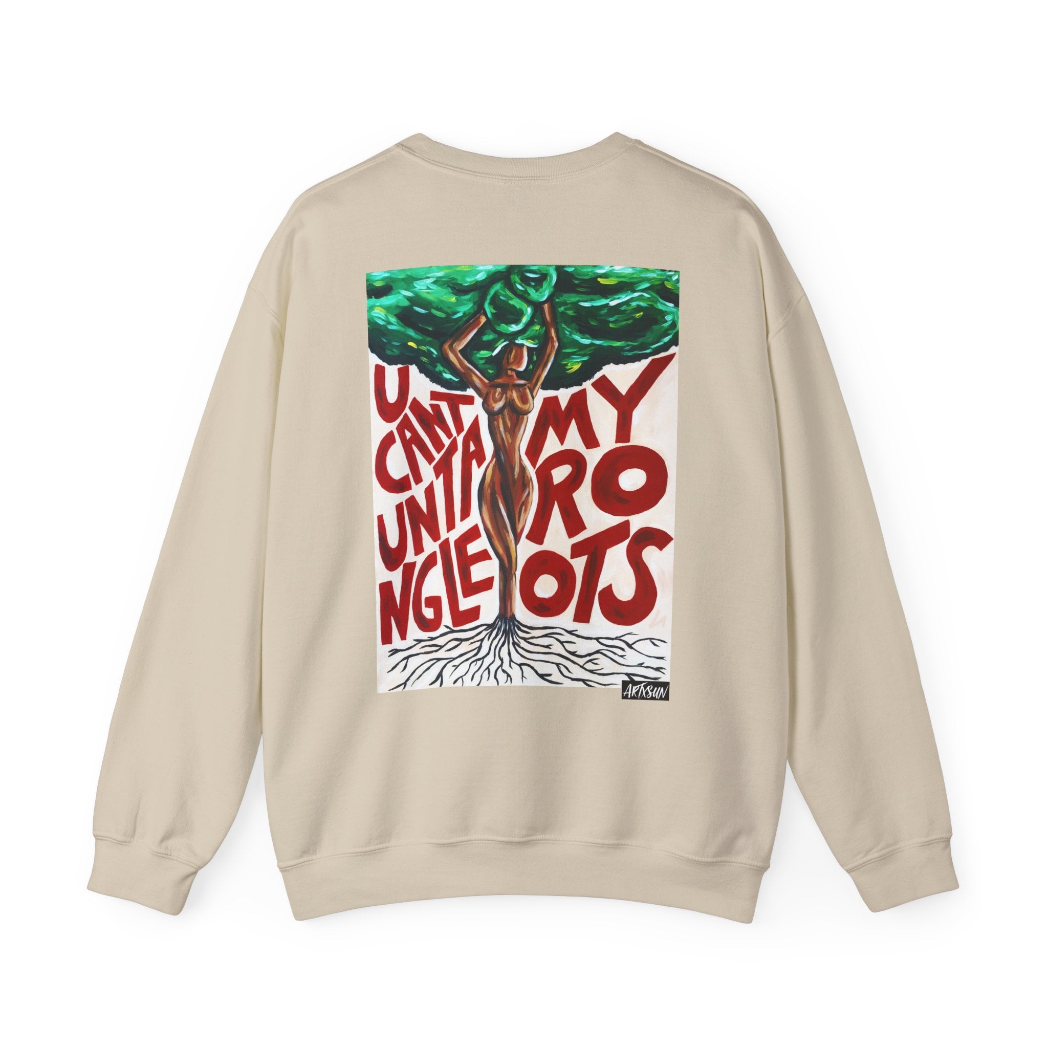 My Roots Sweatshirt with Art on Back