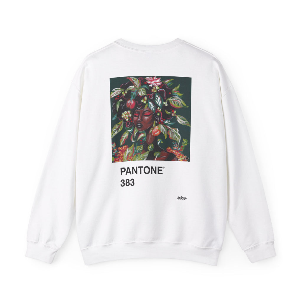 Pantone 2 Earth Sweatshirt with Art on Back