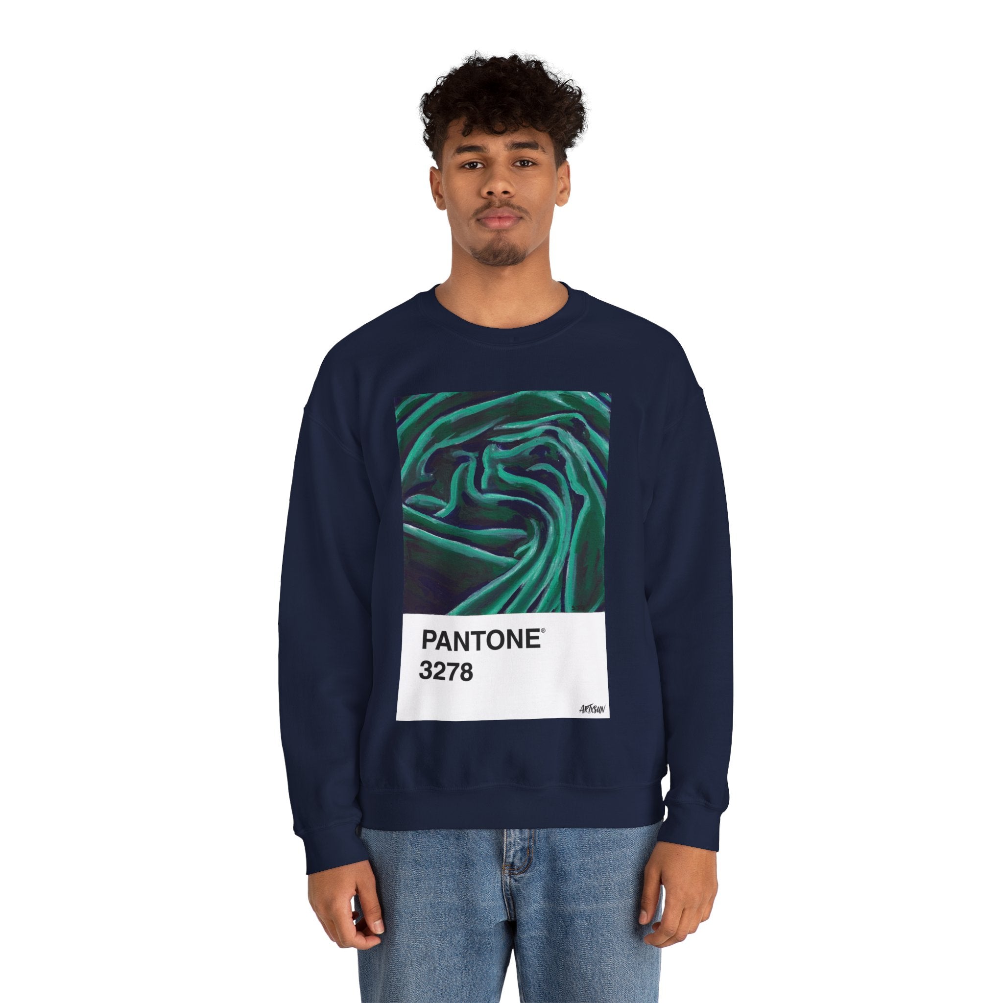 Pantone 19 Green Fabric Sweatshirt