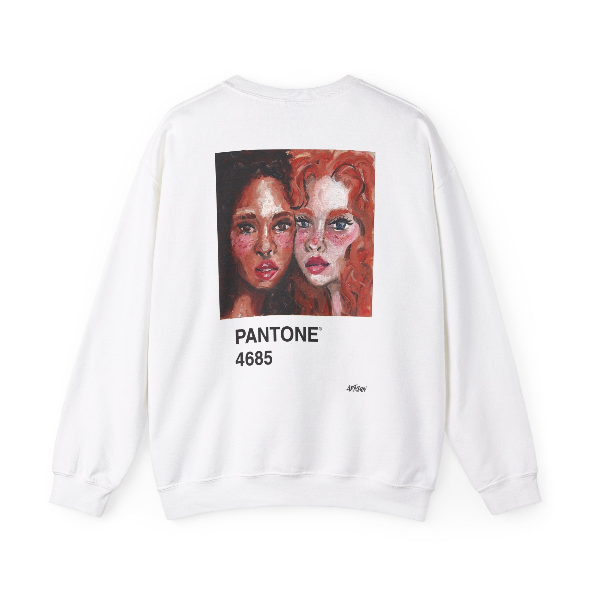 Pantone 8 Unity Sweatshirt with Art on Back