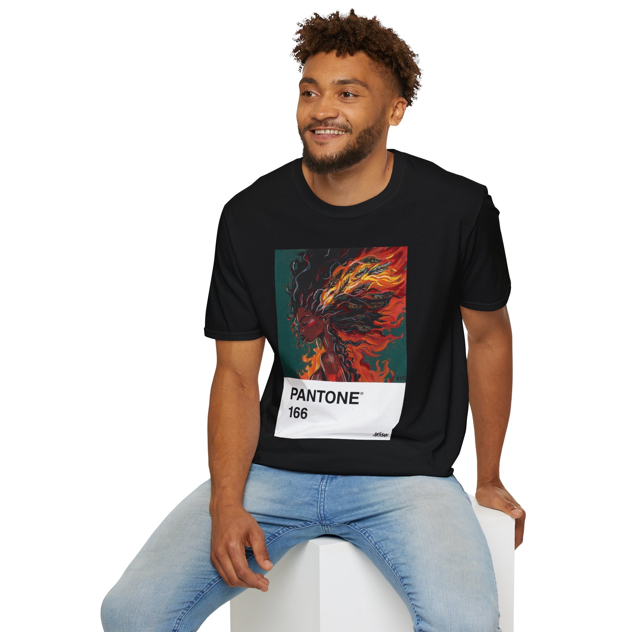 Pantone 4 Fire Short Sleeve Shirt