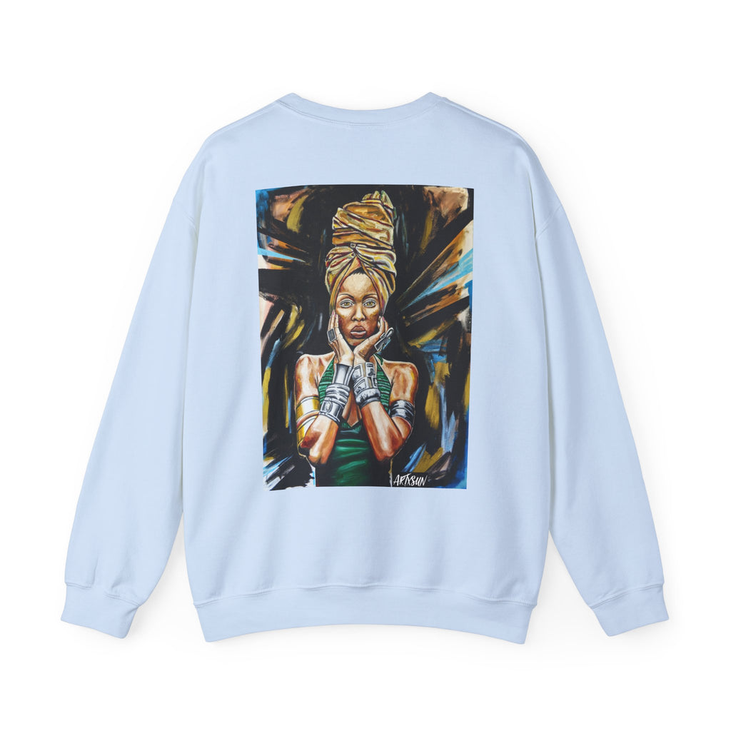 Erykah Badu Sweatshirt with Art on Back