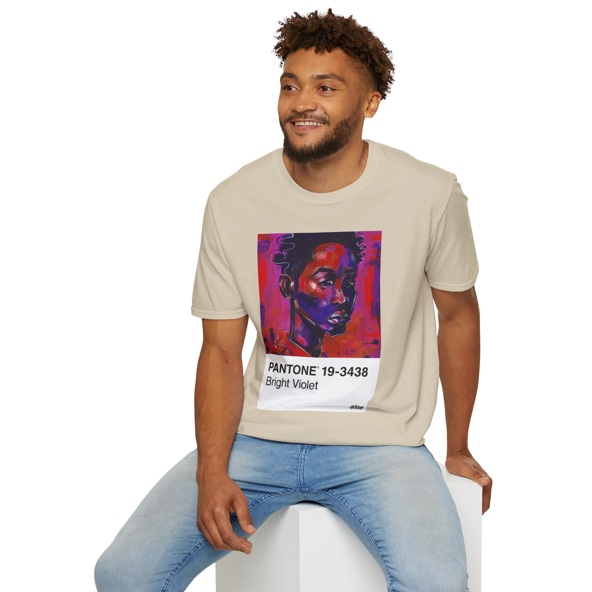 Pantone 11 Magenta Man Short Sleeve Shirt