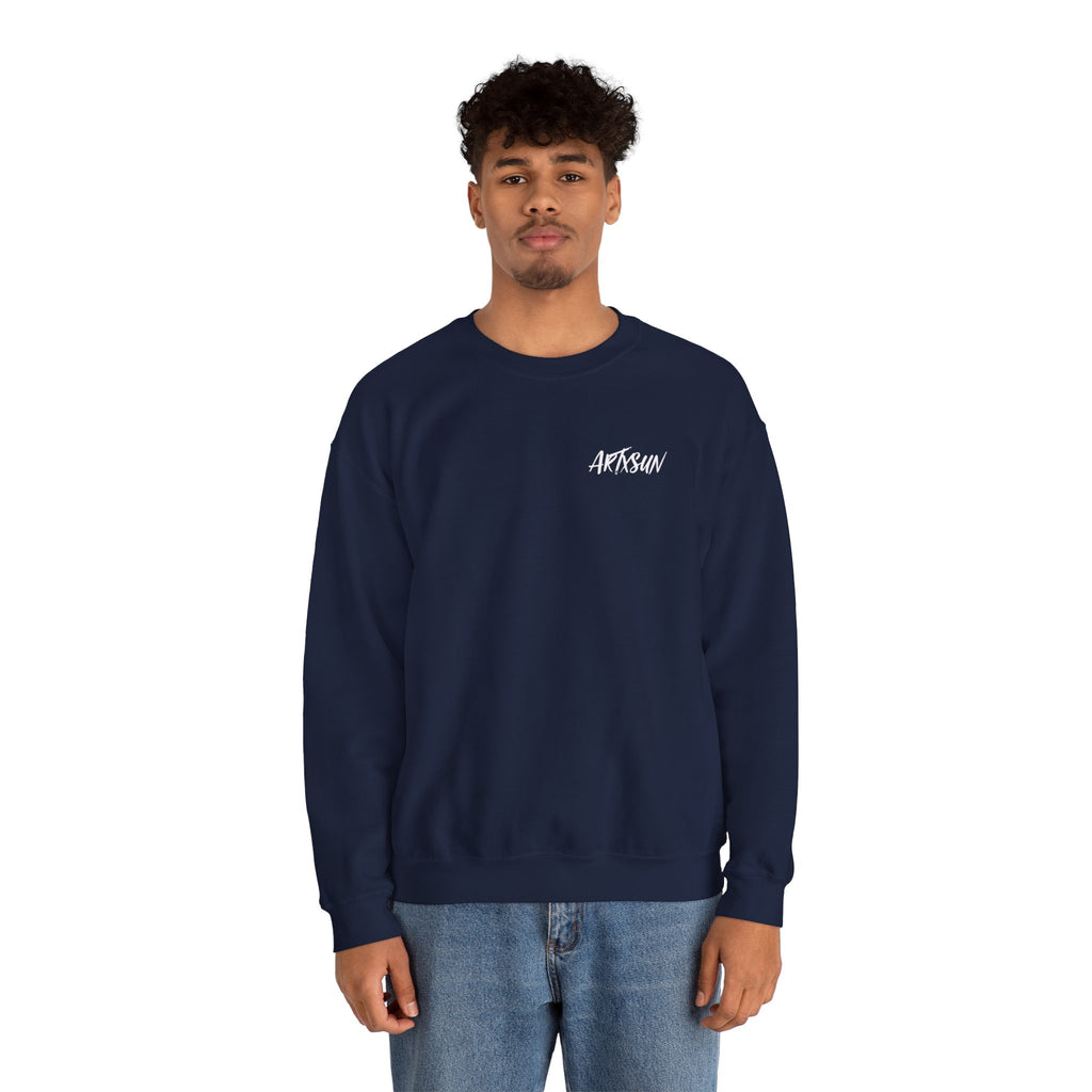 Pantone 1 Water Sweatshirt with Art on Back