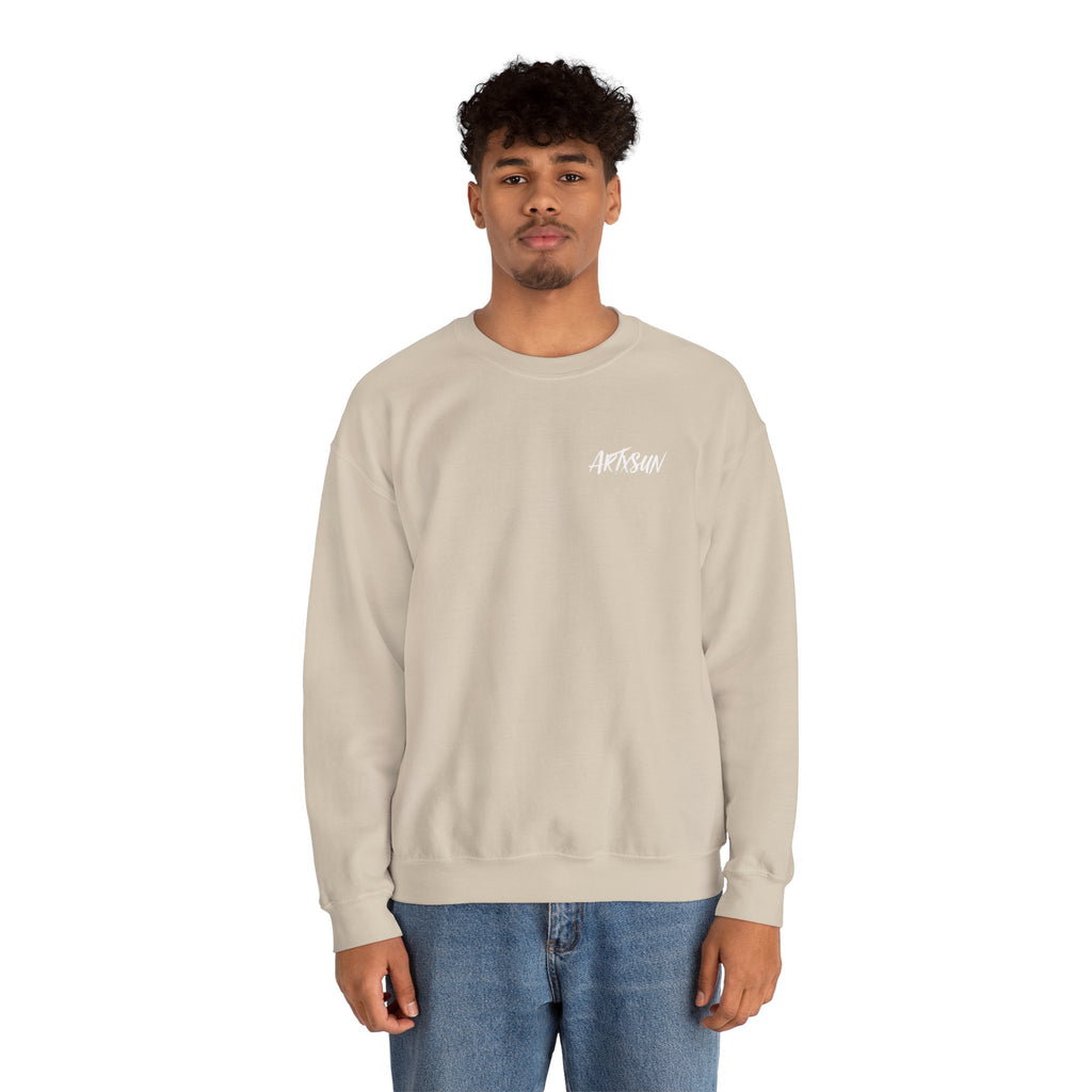 Pantone 11 Magenta Man Sweatshirt with Art on Back