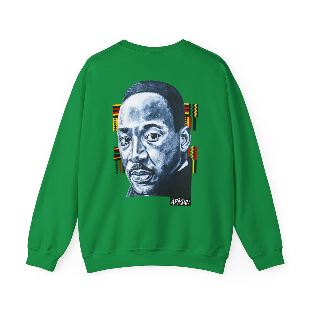 MLK Sweatshirt with Art on Back