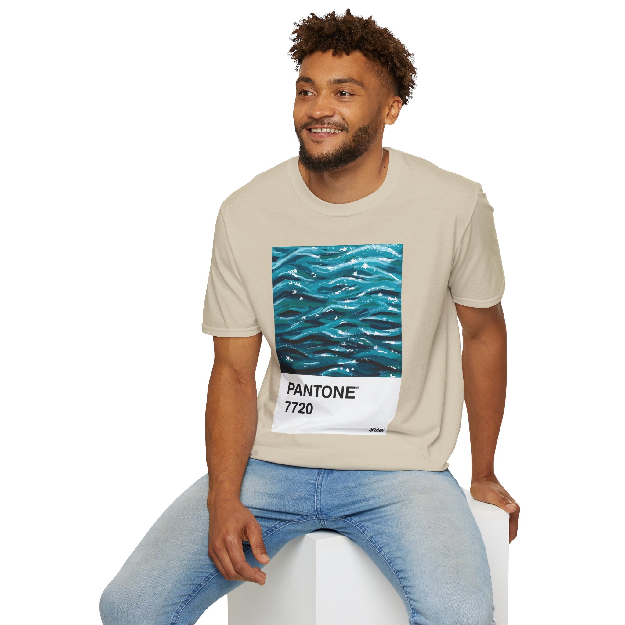 Pantone 17 Ocean Short Sleeve Shirt