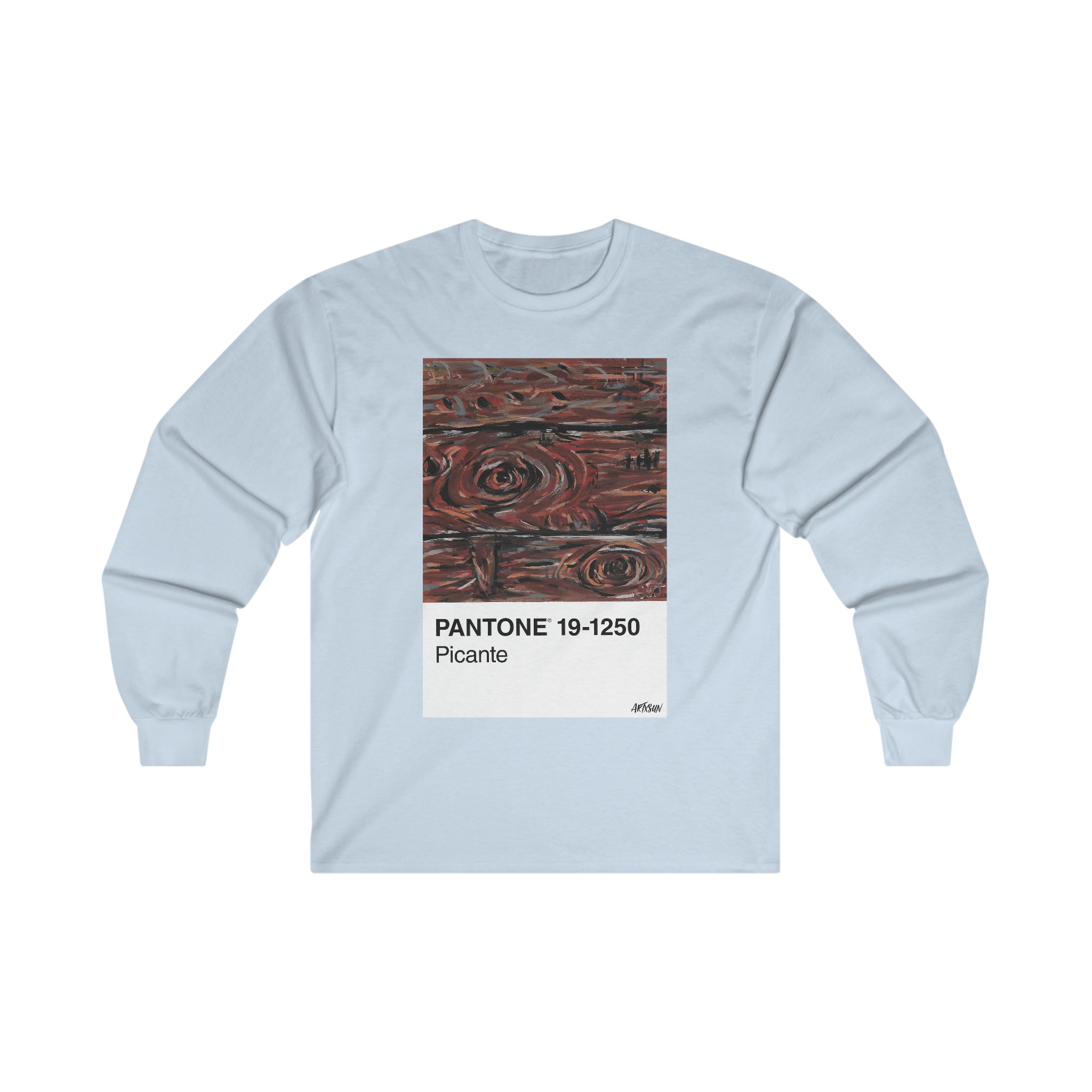 Pantone 20 Mahogany Long Sleeve Shirt