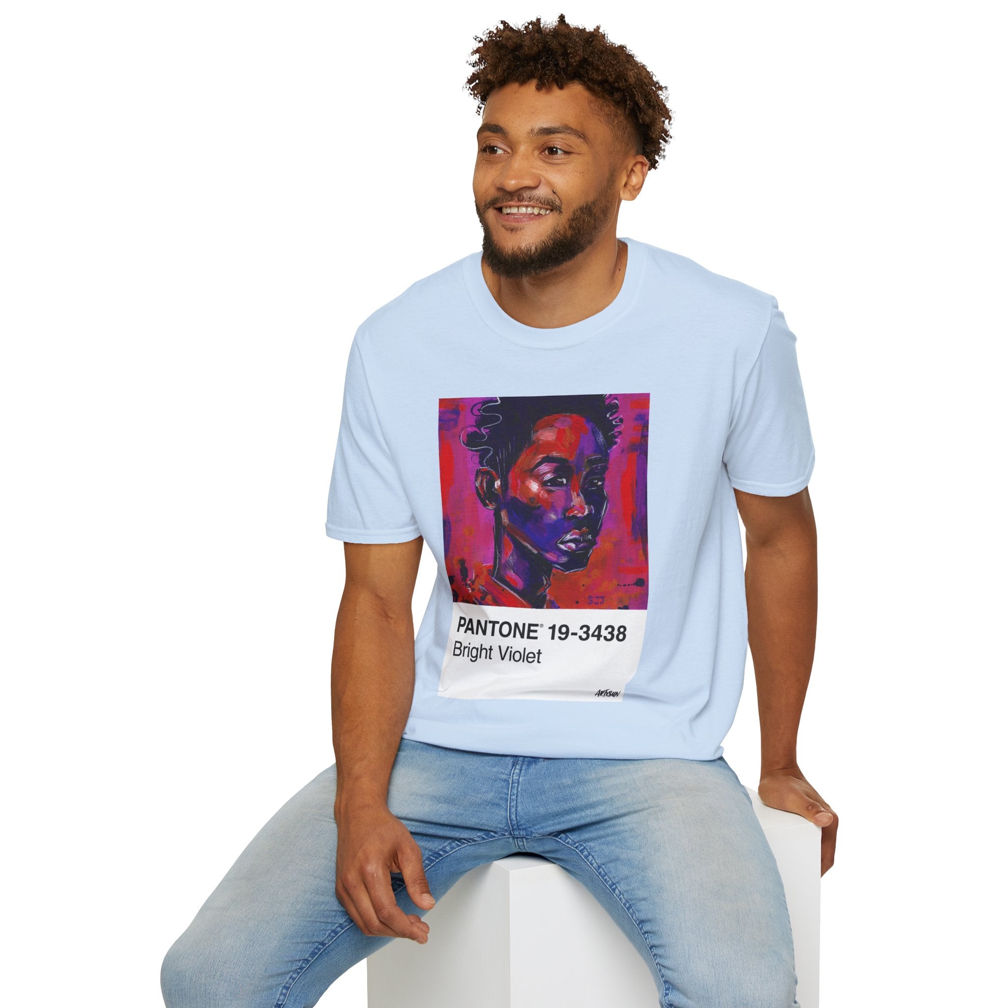 Pantone 11 Magenta Man Short Sleeve Shirt