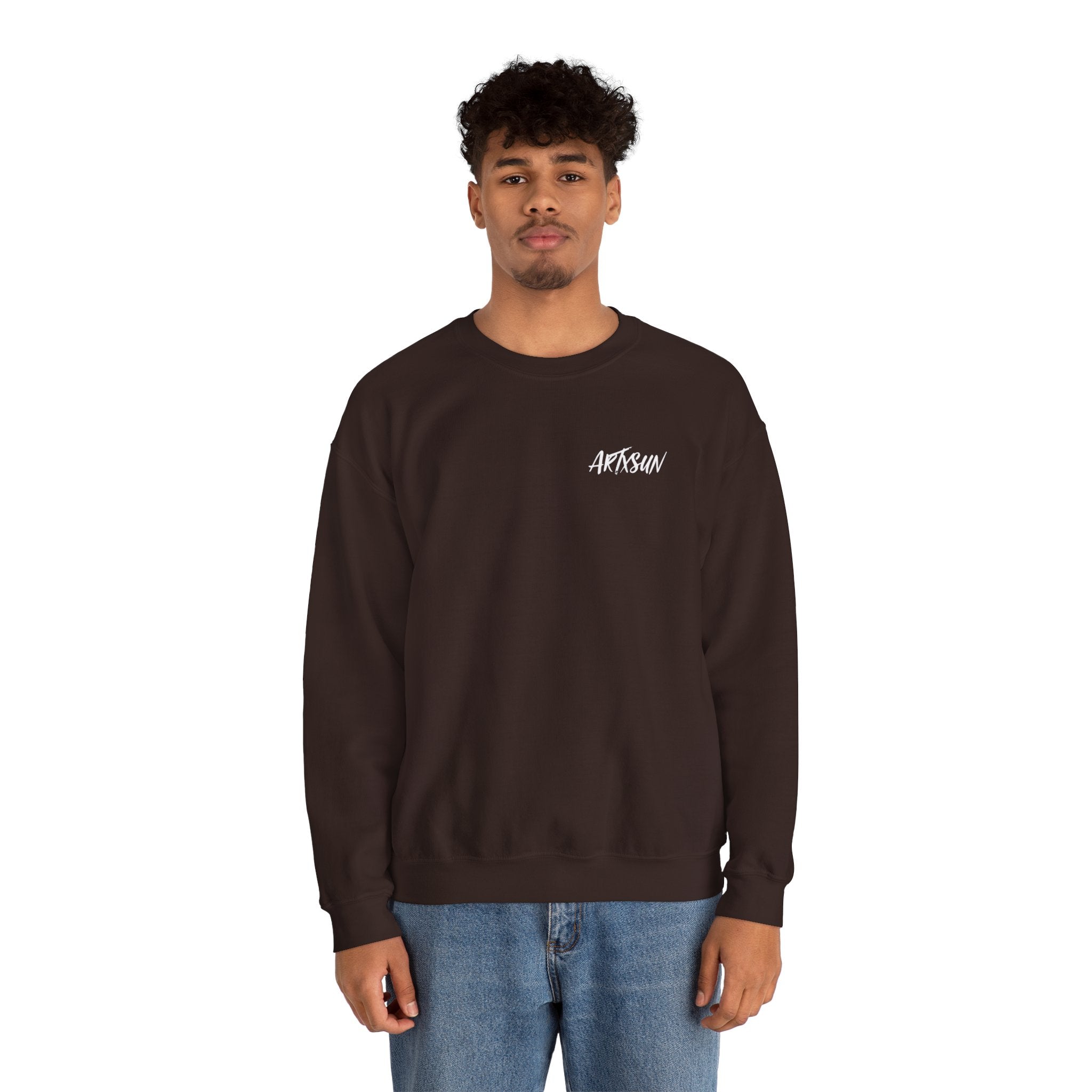 Pantone 12 Cool Gray Sweatshirt with Art on Back