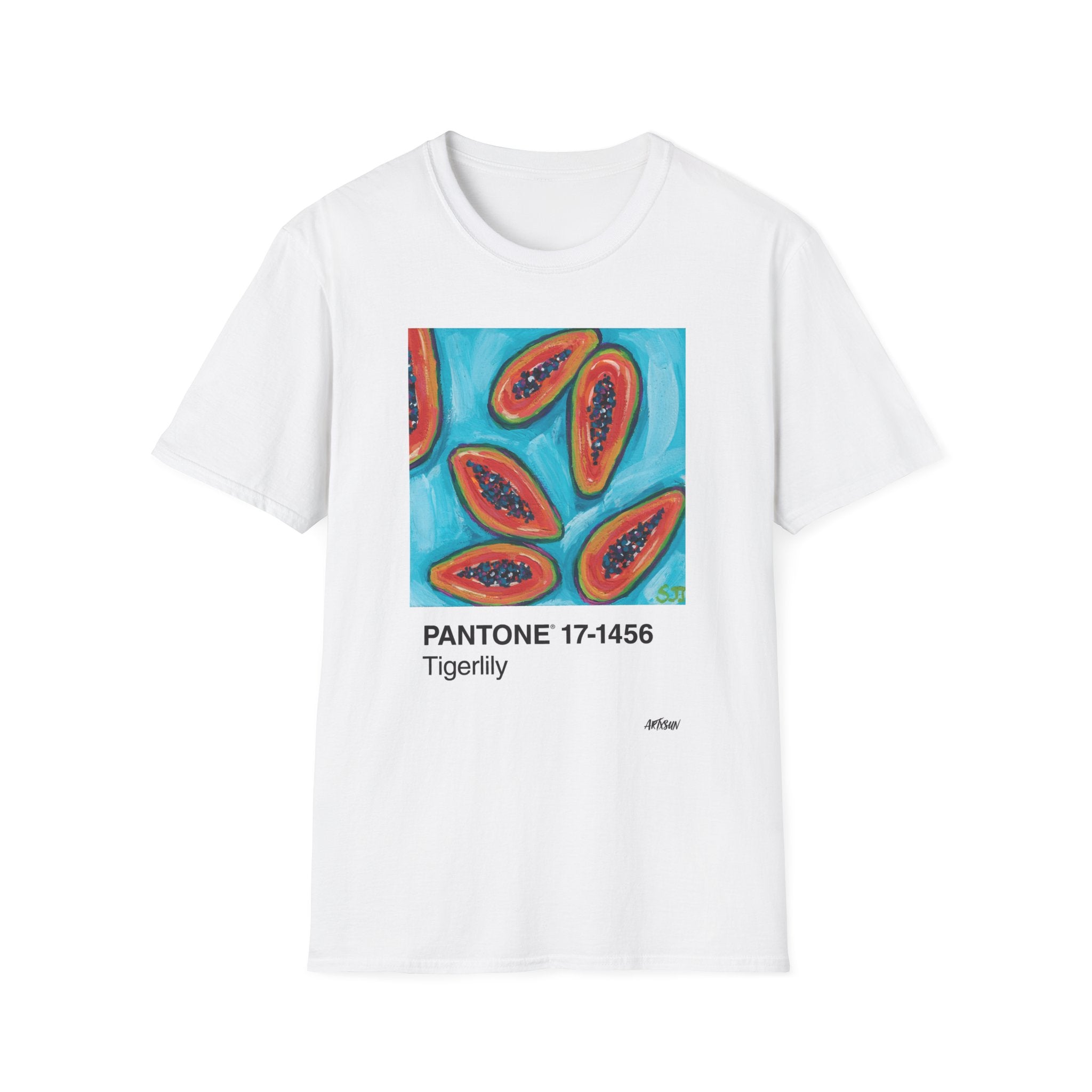 Pantone 16 Papayas Short Sleeve Shirt