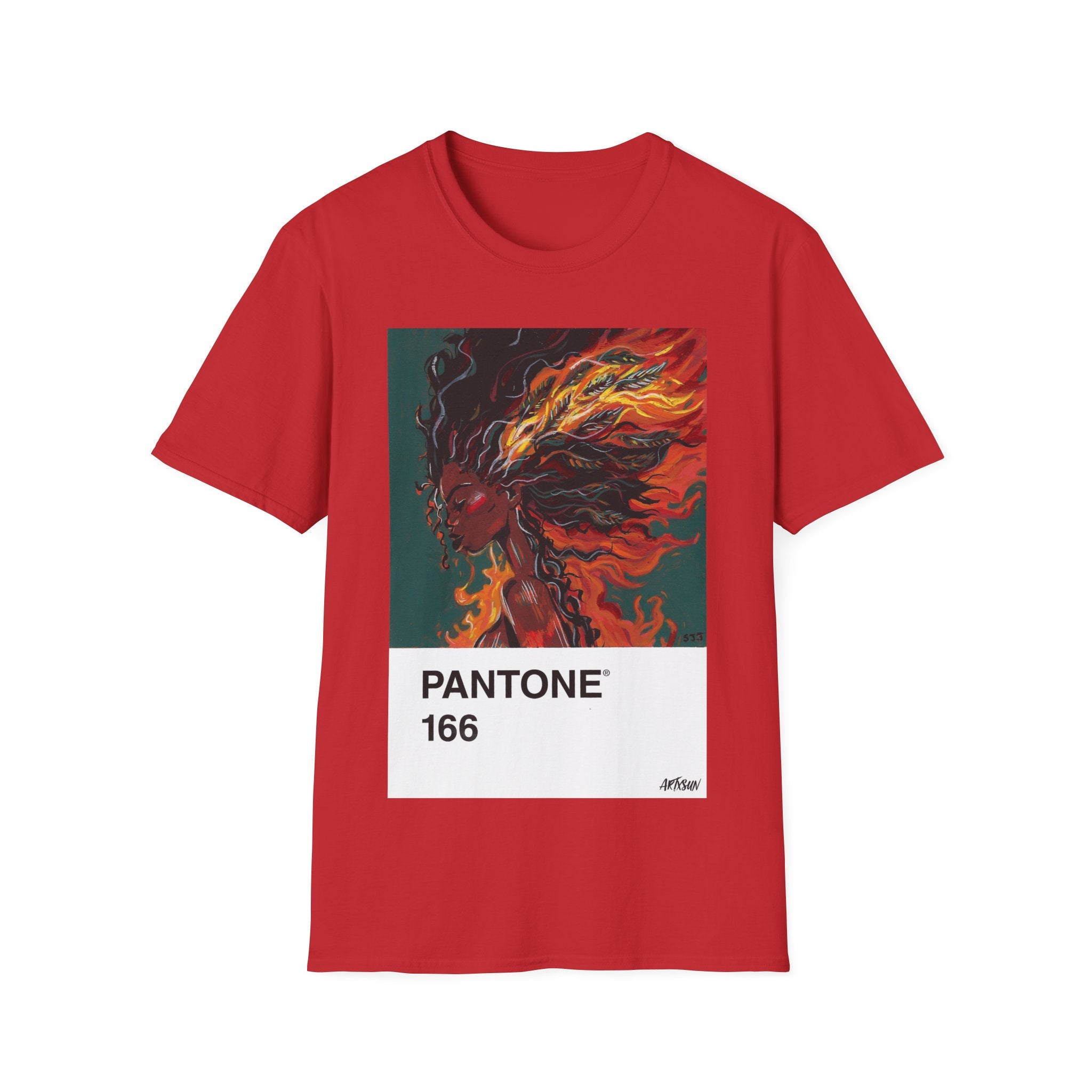 Pantone 4 Fire Short Sleeve Shirt