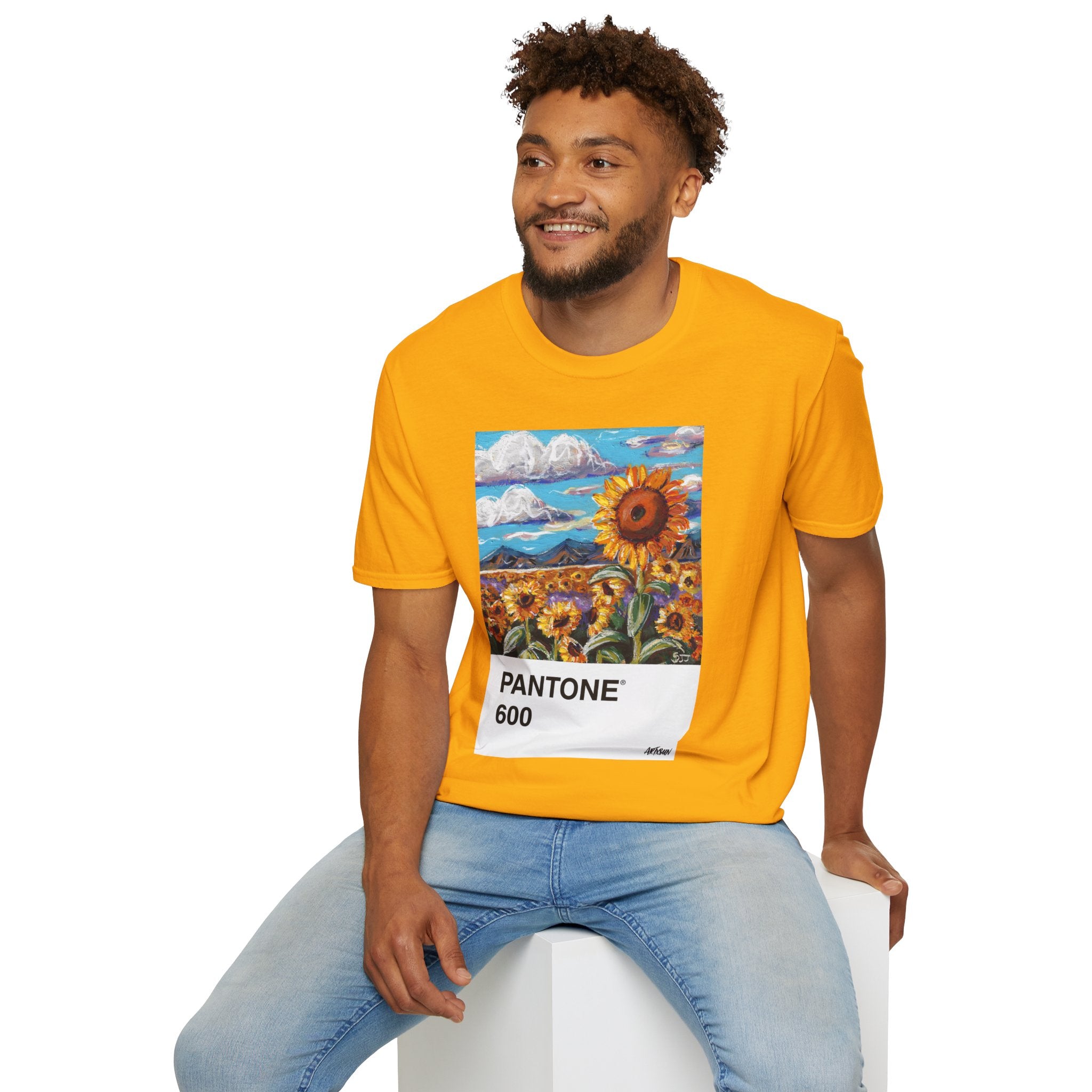 Pantone 14 Sunflower Field Short Sleeve Shirt