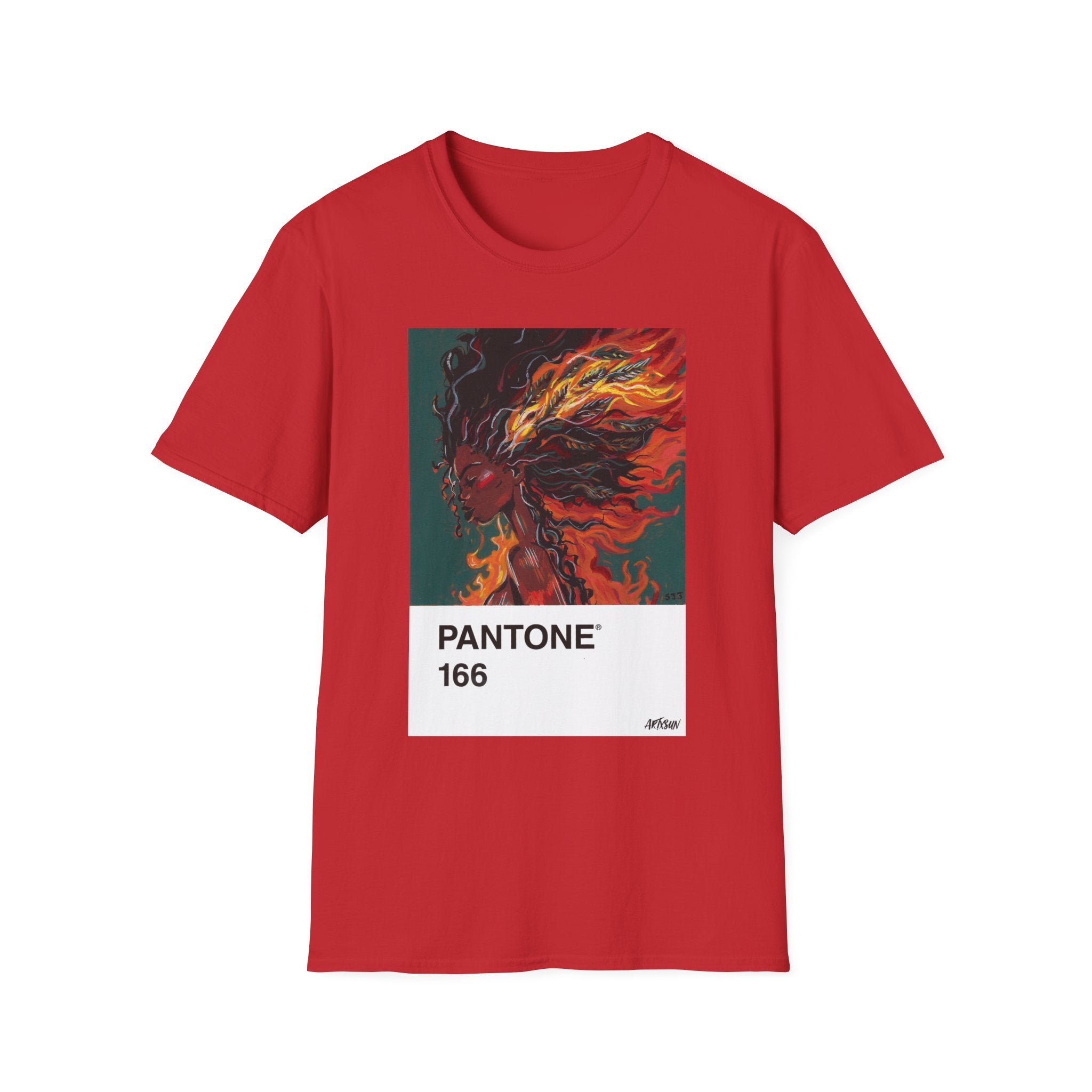 Pantone 4 Fire Short Sleeve Shirt