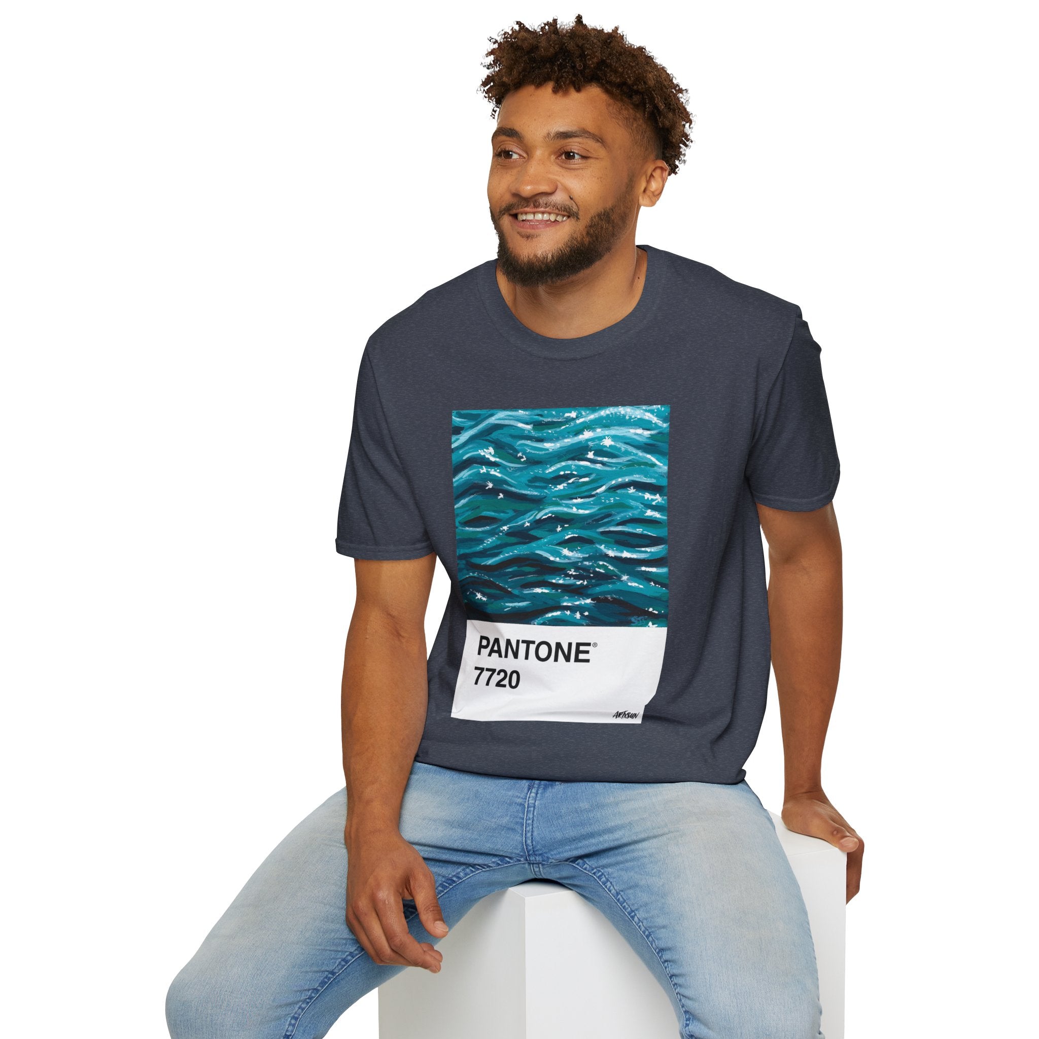 Pantone 17 Ocean Short Sleeve Shirt