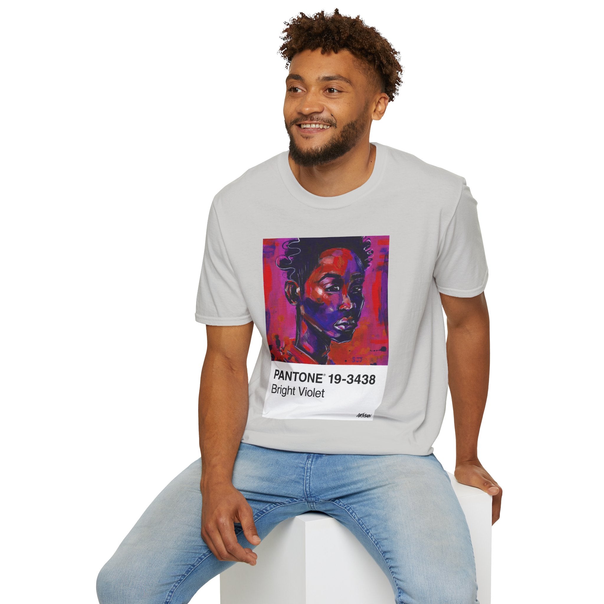 Pantone 11 Magenta Man Short Sleeve Shirt