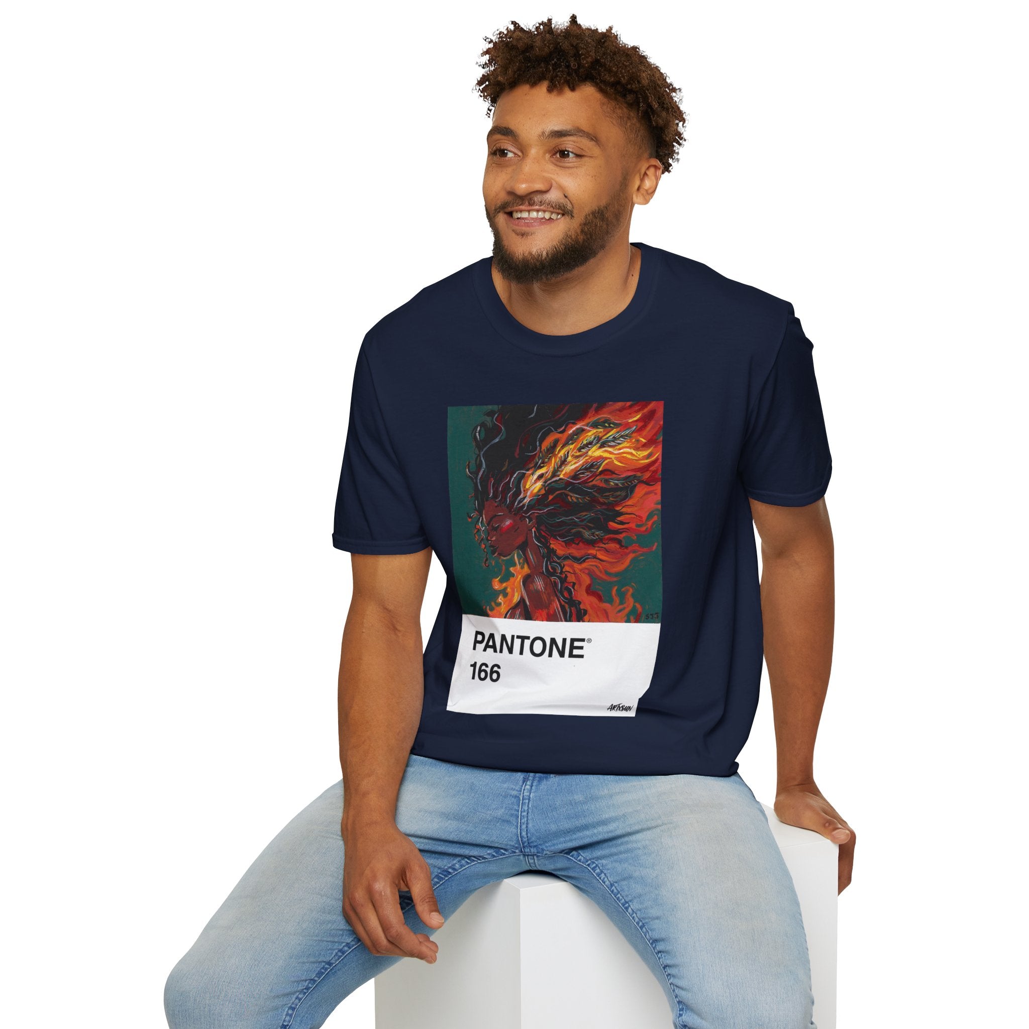 Pantone 4 Fire Short Sleeve Shirt