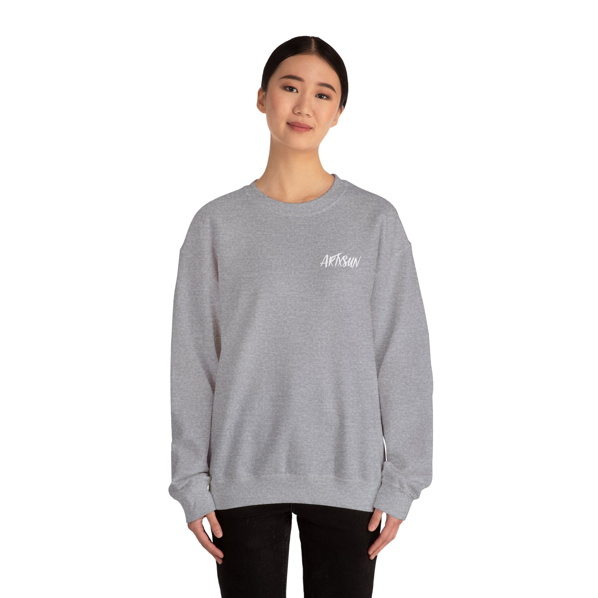 Pantone 20 Mahogany Sweatshirt with Art on Back