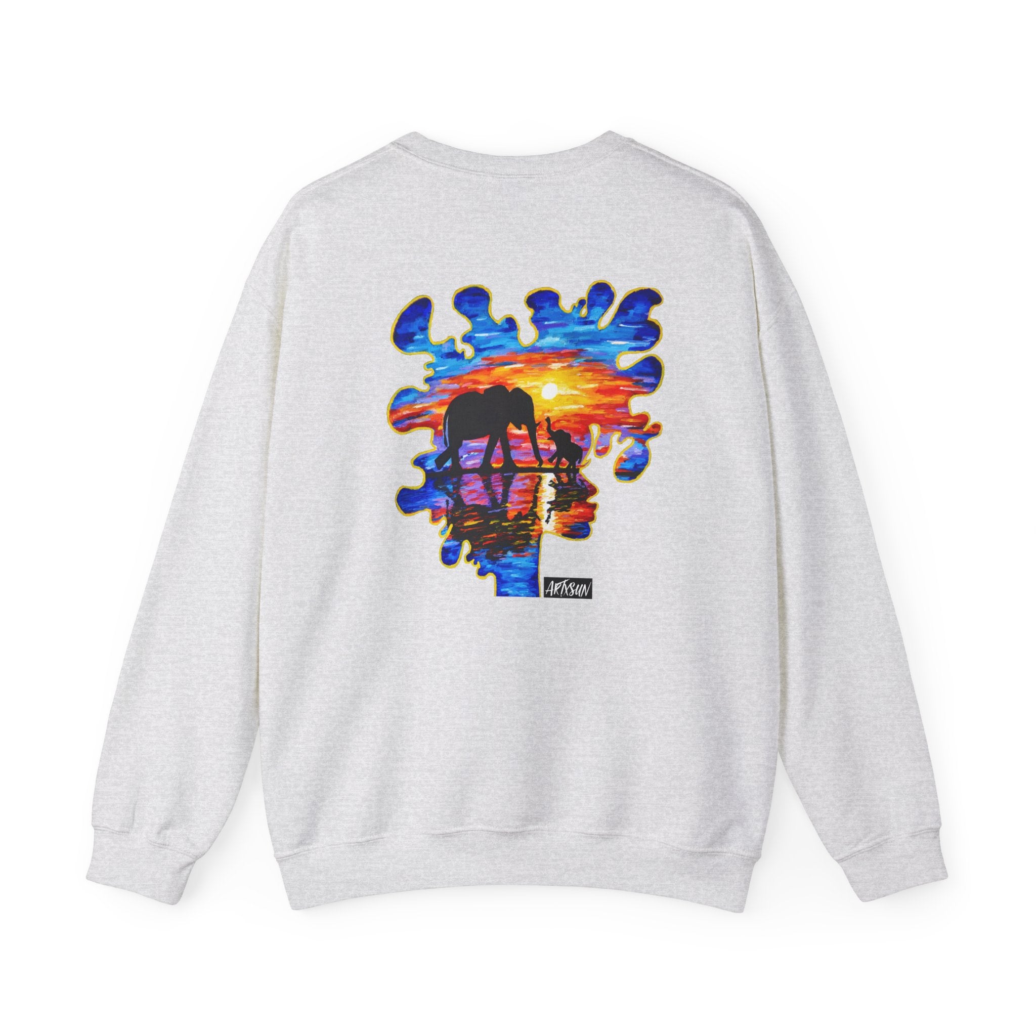 Thoughts of Homeland Sweatshirt with Art on Back