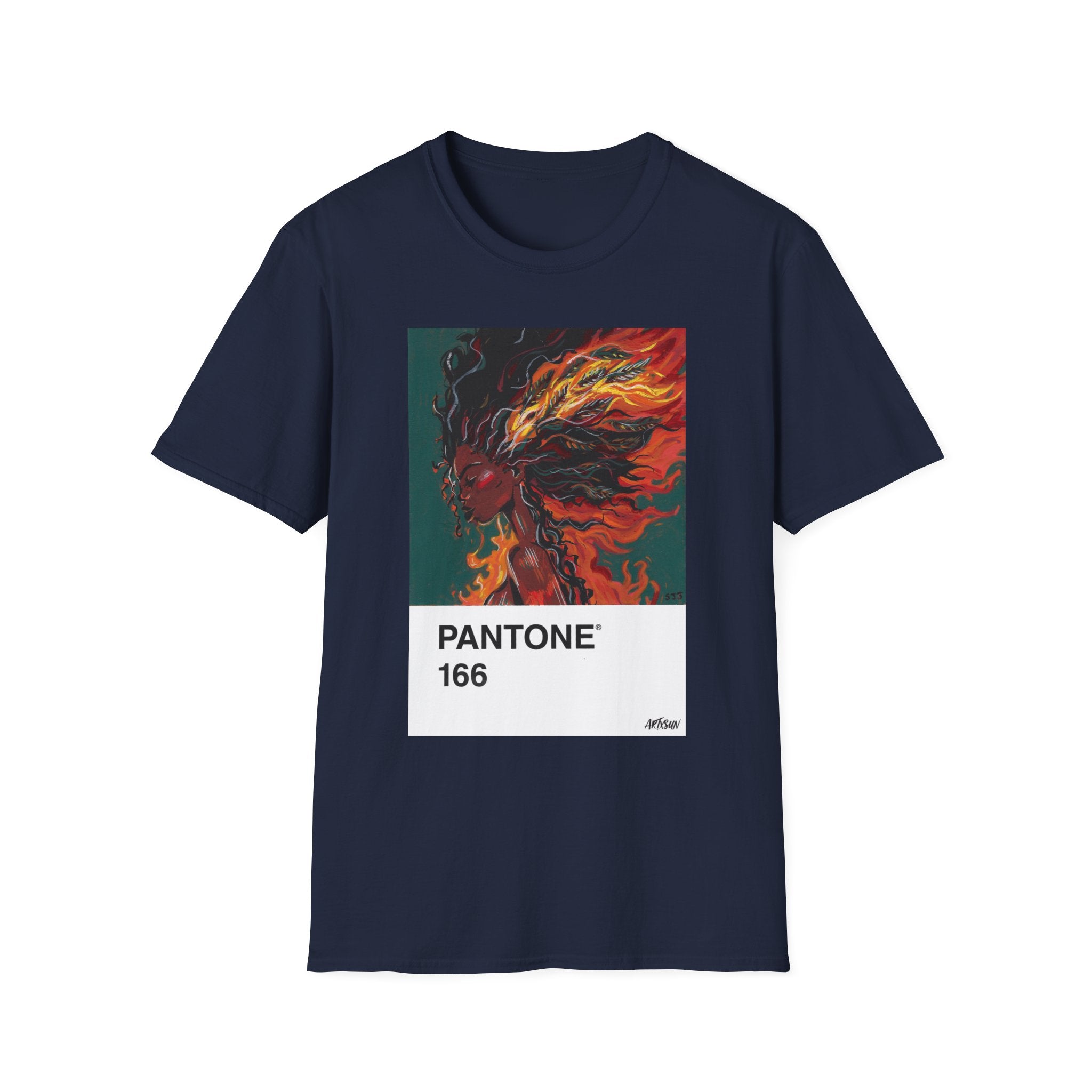 Pantone 4 Fire Short Sleeve Shirt