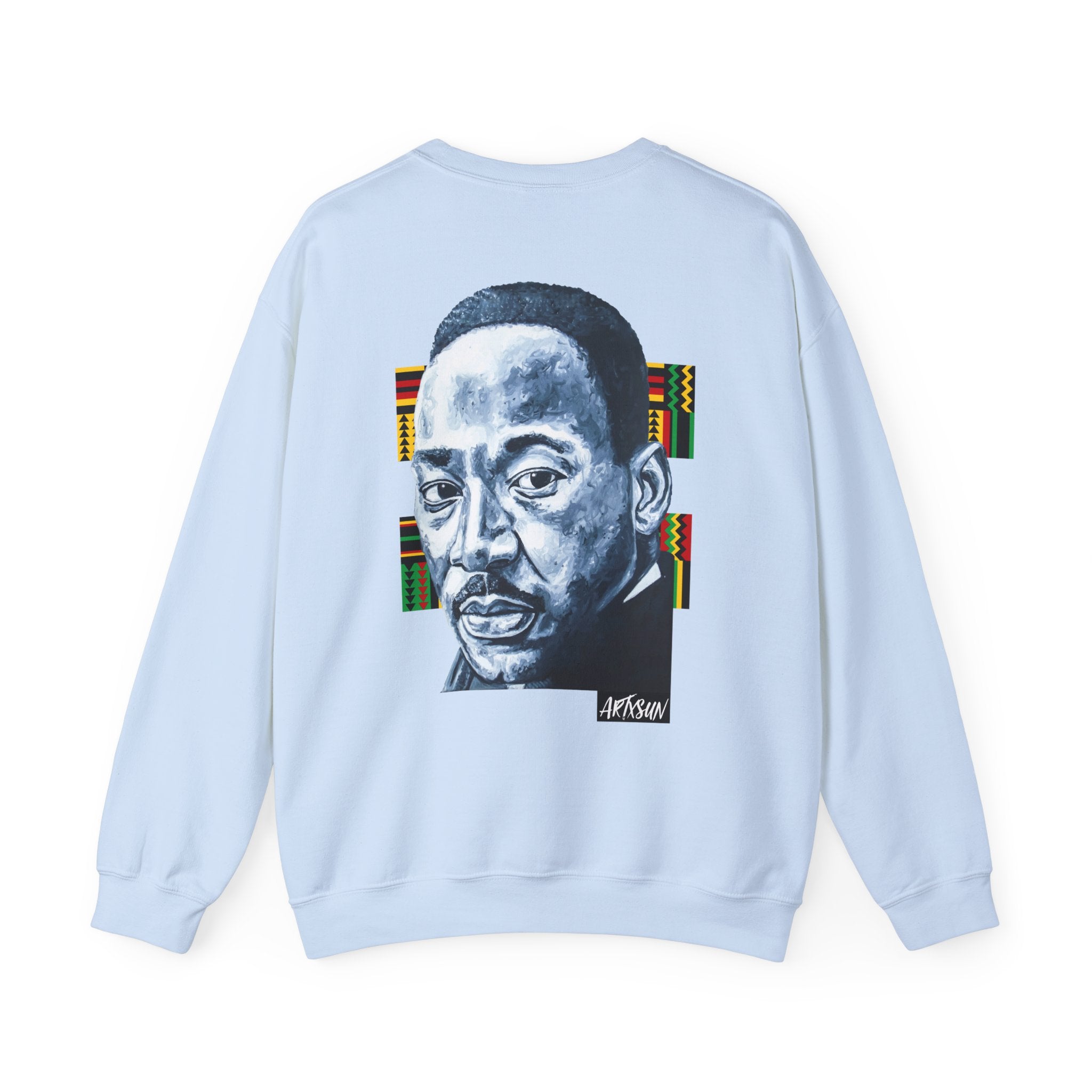 MLK Sweatshirt with Art on Back