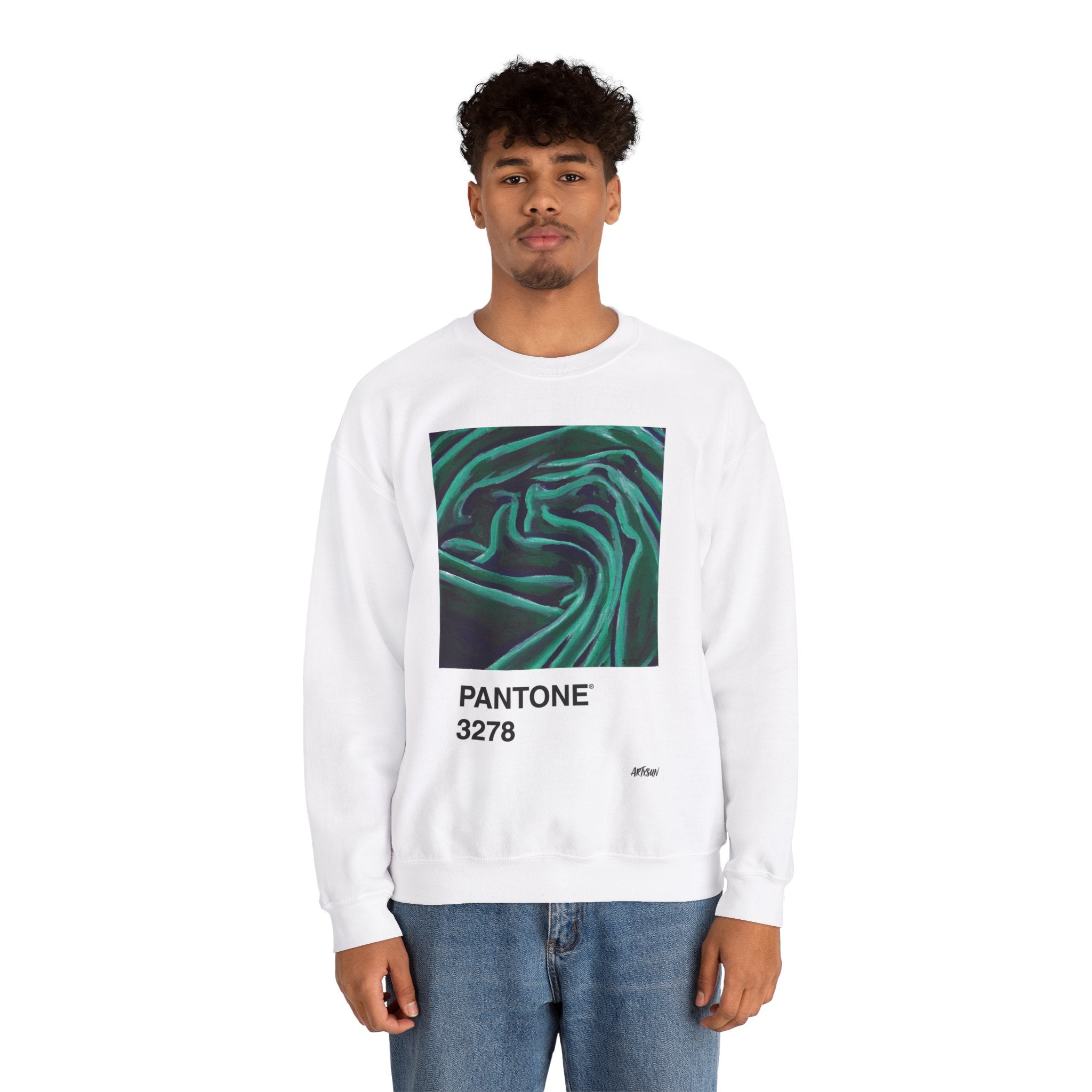 Pantone 19 Green Fabric Sweatshirt