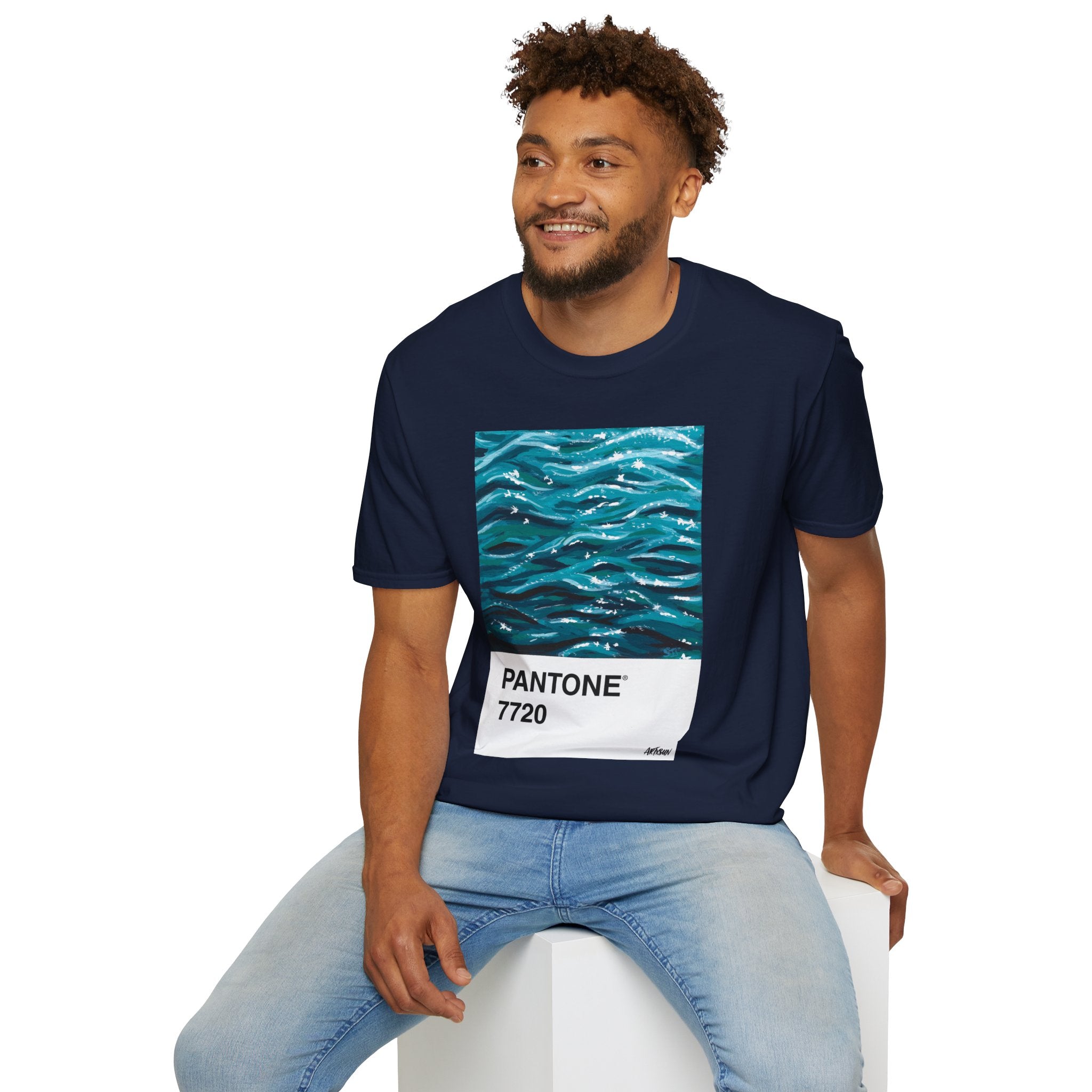 Pantone 17 Ocean Short Sleeve Shirt