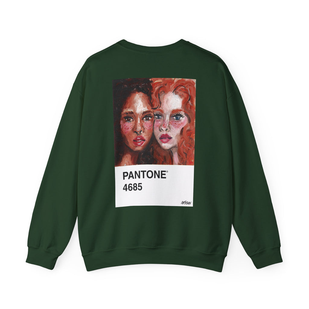 Pantone 8 Unity Sweatshirt with Art on Back