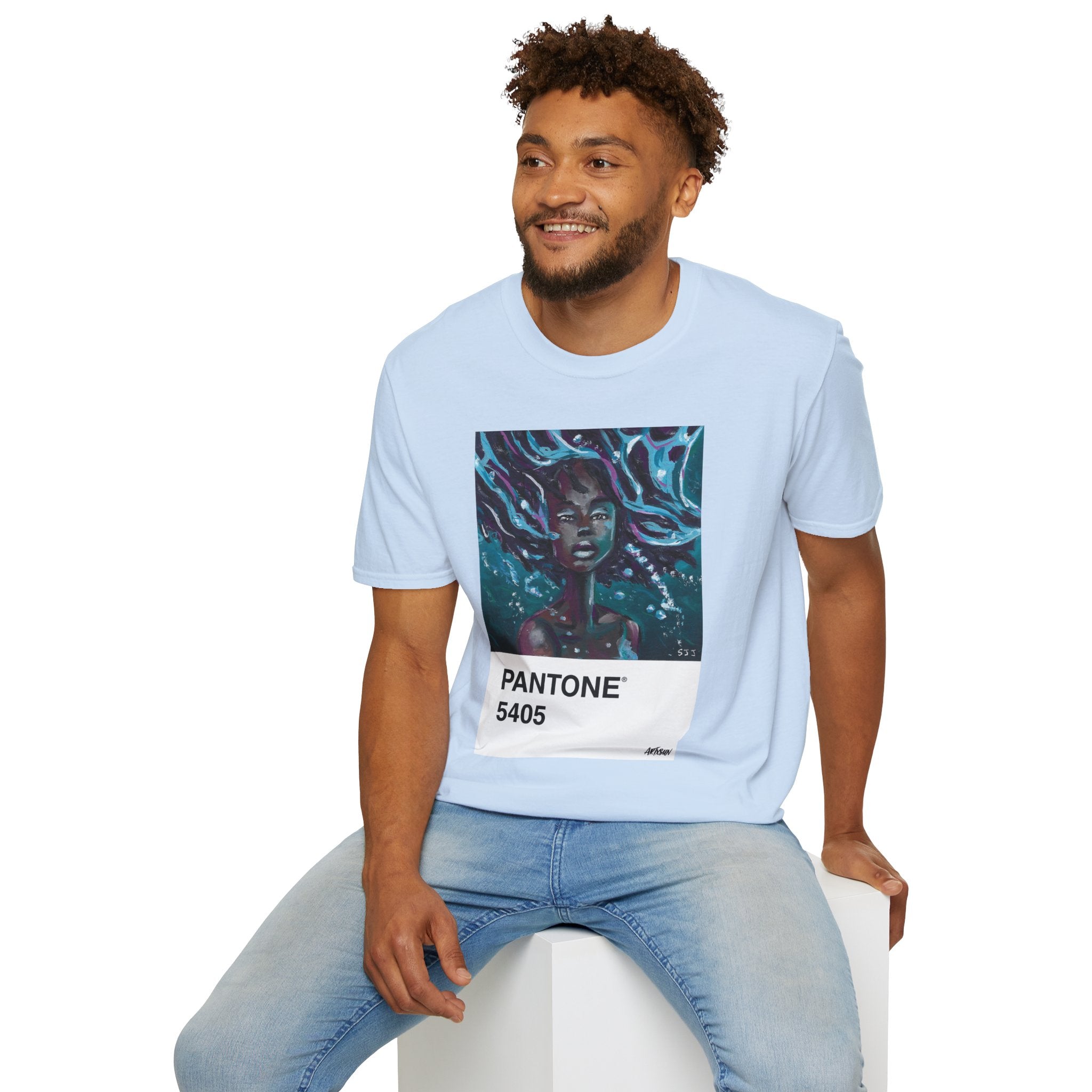 Pantone 1 Water Short Sleeve Shirt