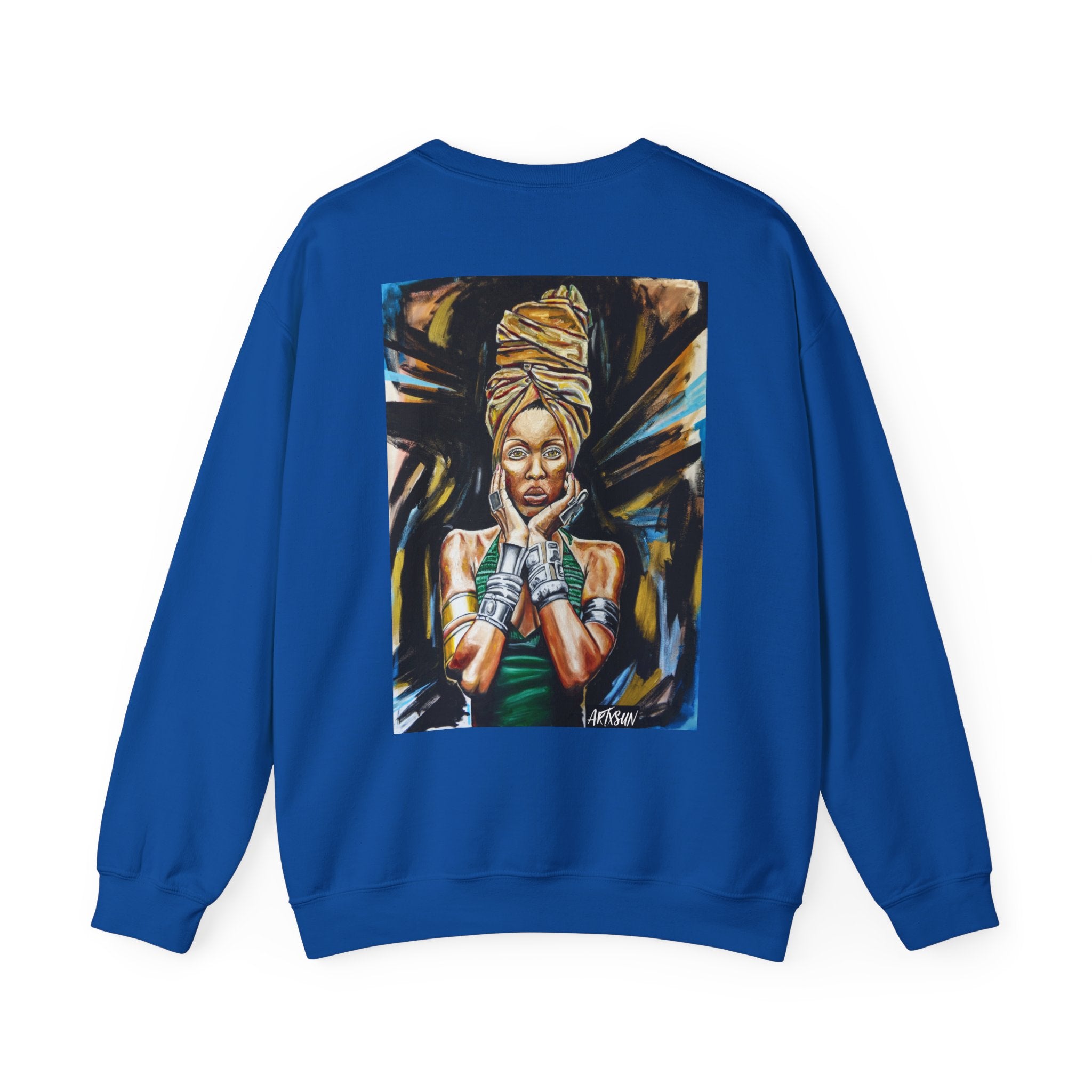 Erykah Badu Sweatshirt with Art on Back