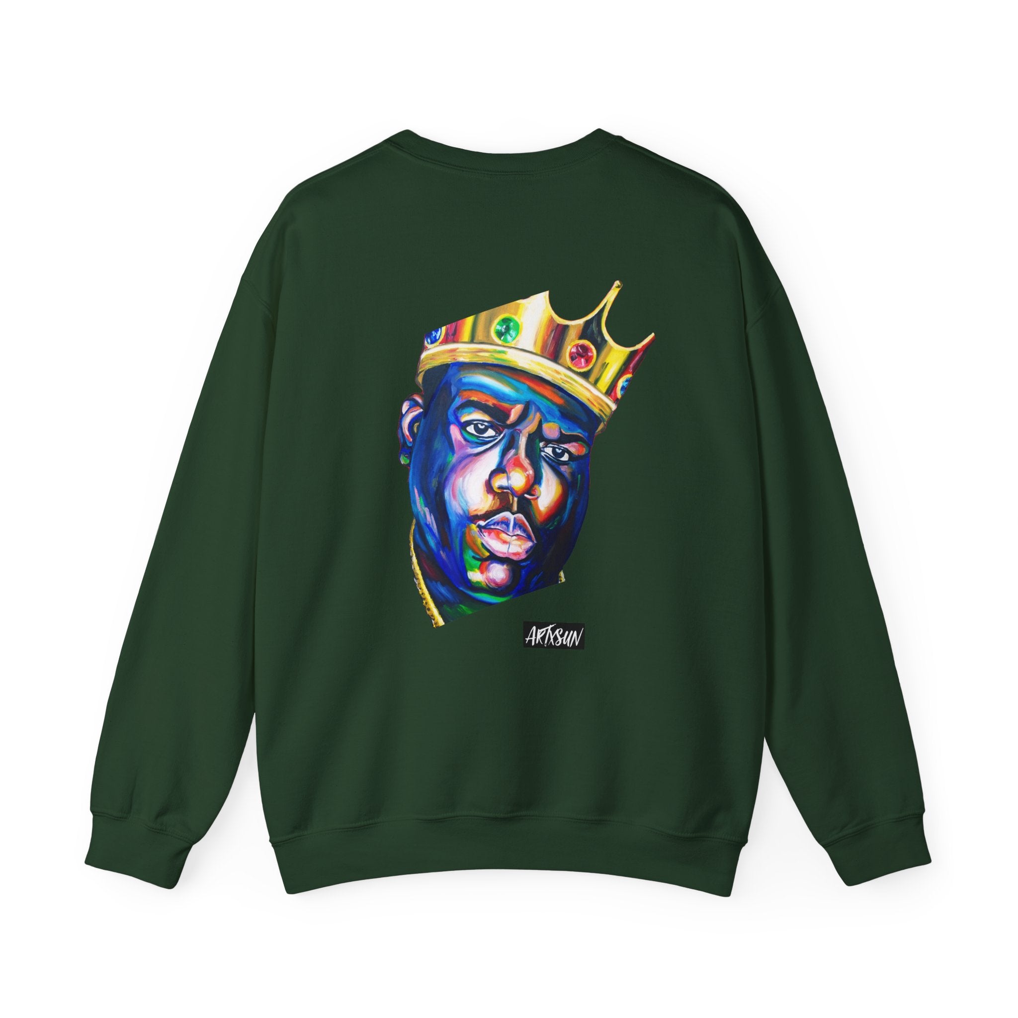 Biggie Sweatshirt with Art on Back