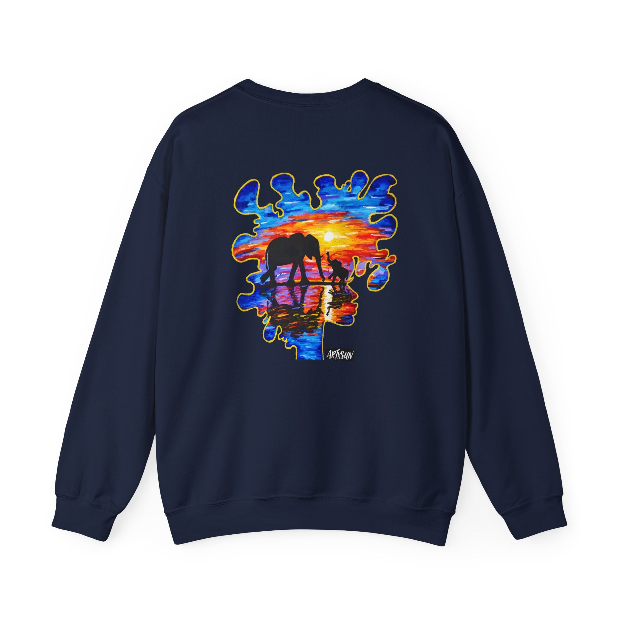 Thoughts of Homeland Sweatshirt with Art on Back