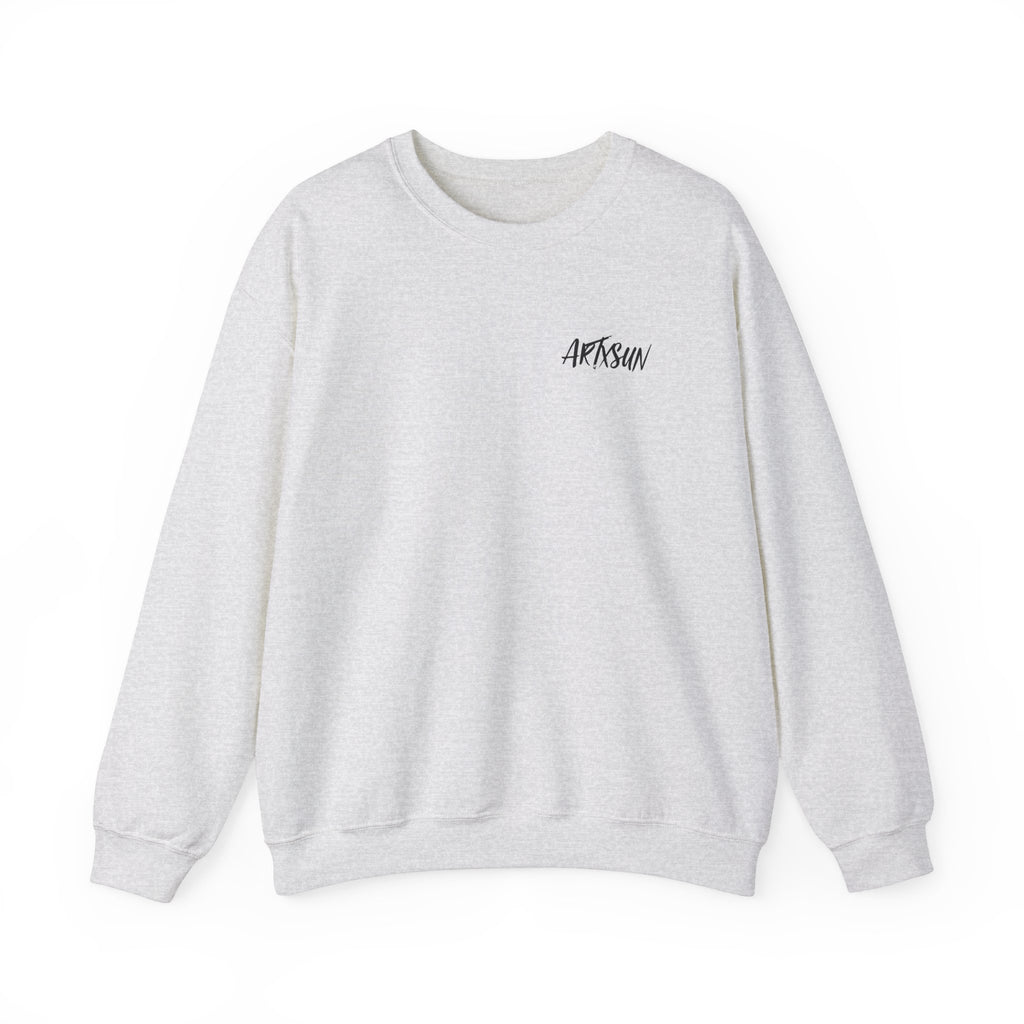 Pantone 17 Ocean Sweatshirt with Art on Back