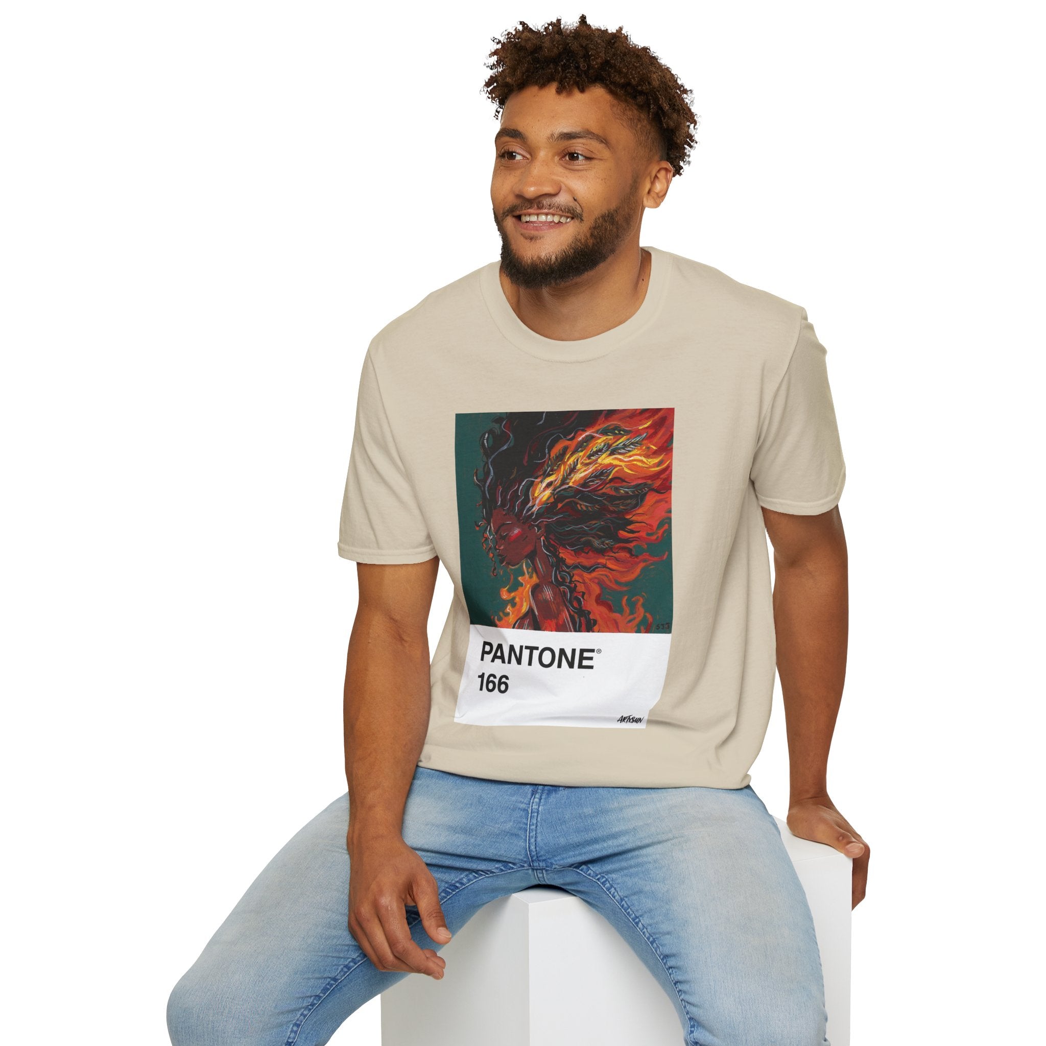 Pantone 4 Fire Short Sleeve Shirt