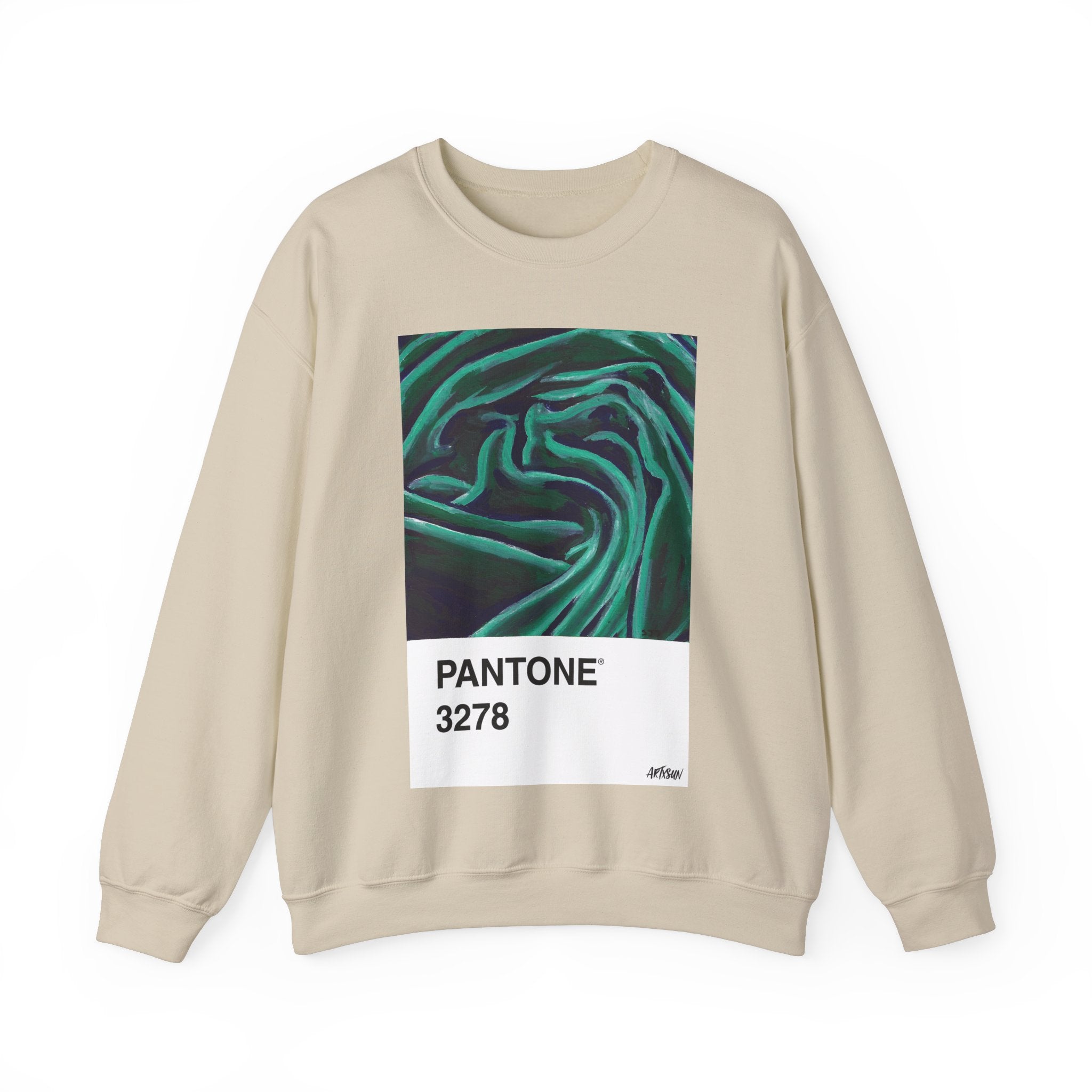 Pantone 19 Green Fabric Sweatshirt