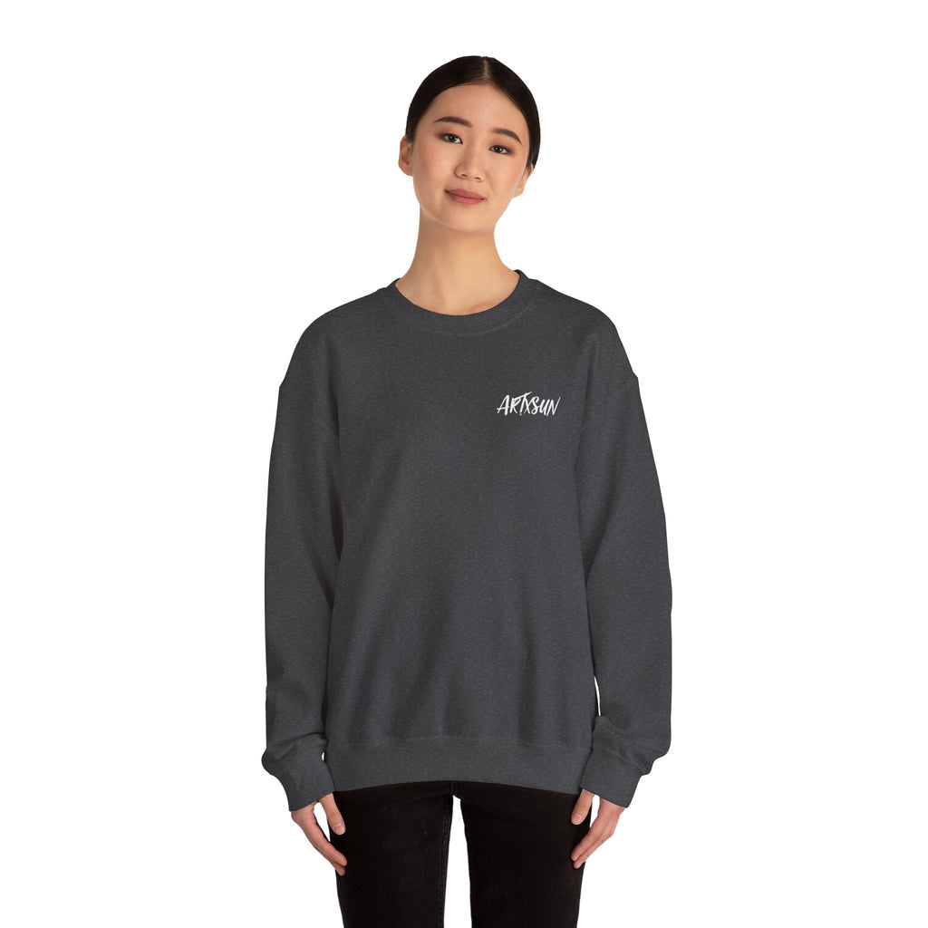 Pantone 20 Mahogany Sweatshirt with Art on Back