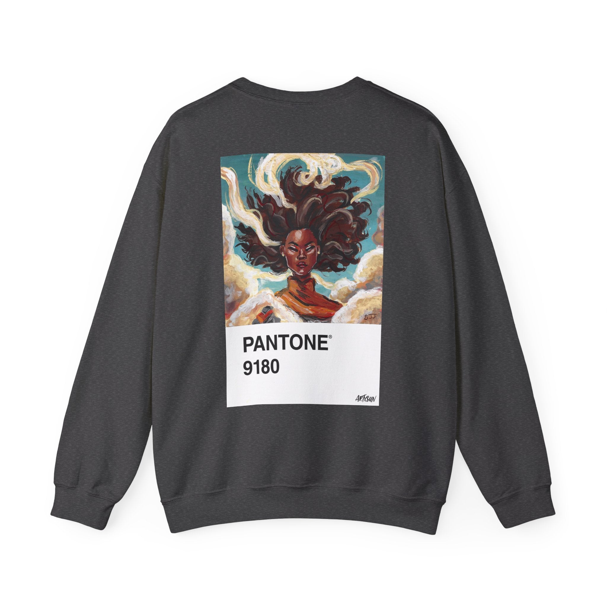 Pantone 3 Air Sweatshirt with Art on Back