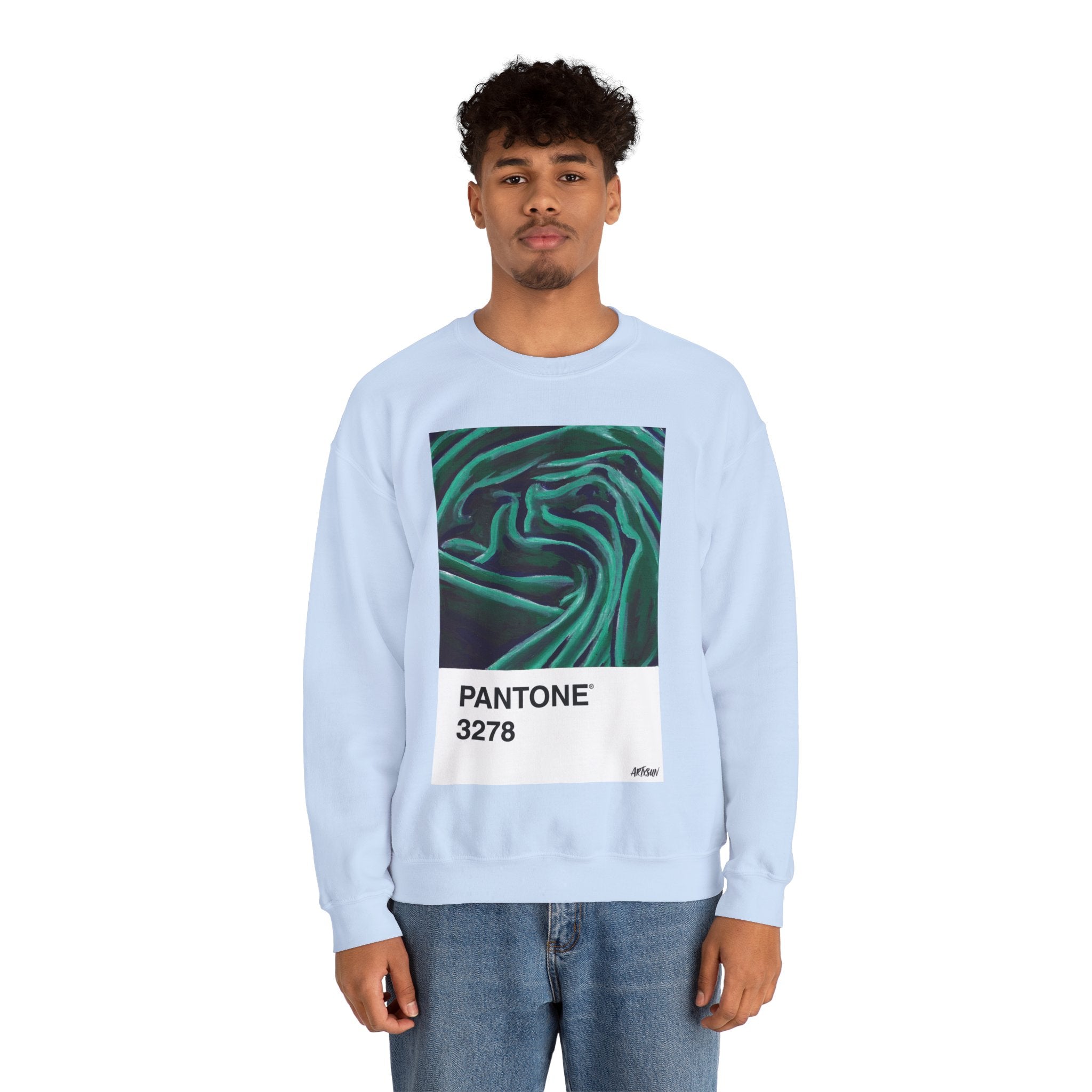 Pantone 19 Green Fabric Sweatshirt