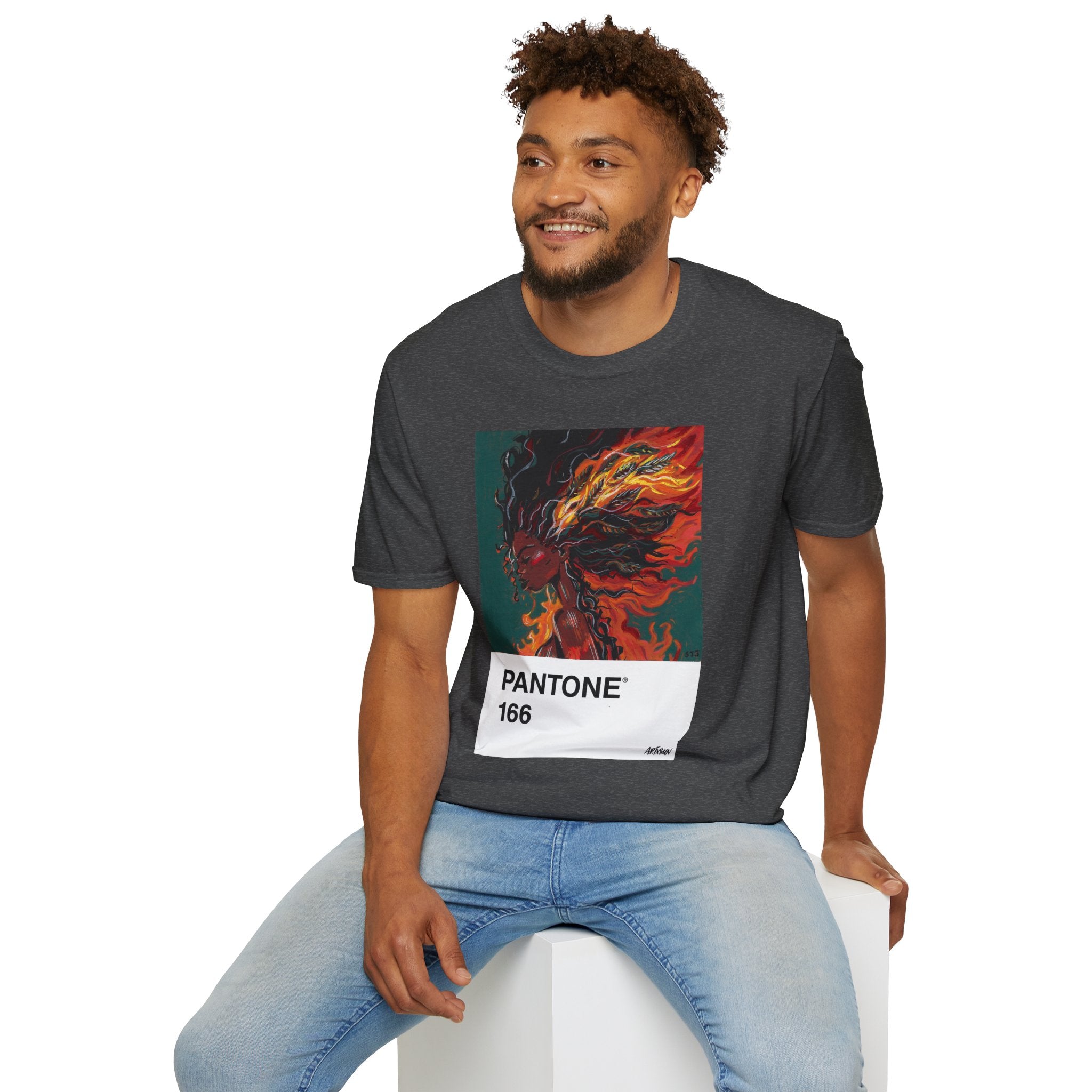 Pantone 4 Fire Short Sleeve Shirt